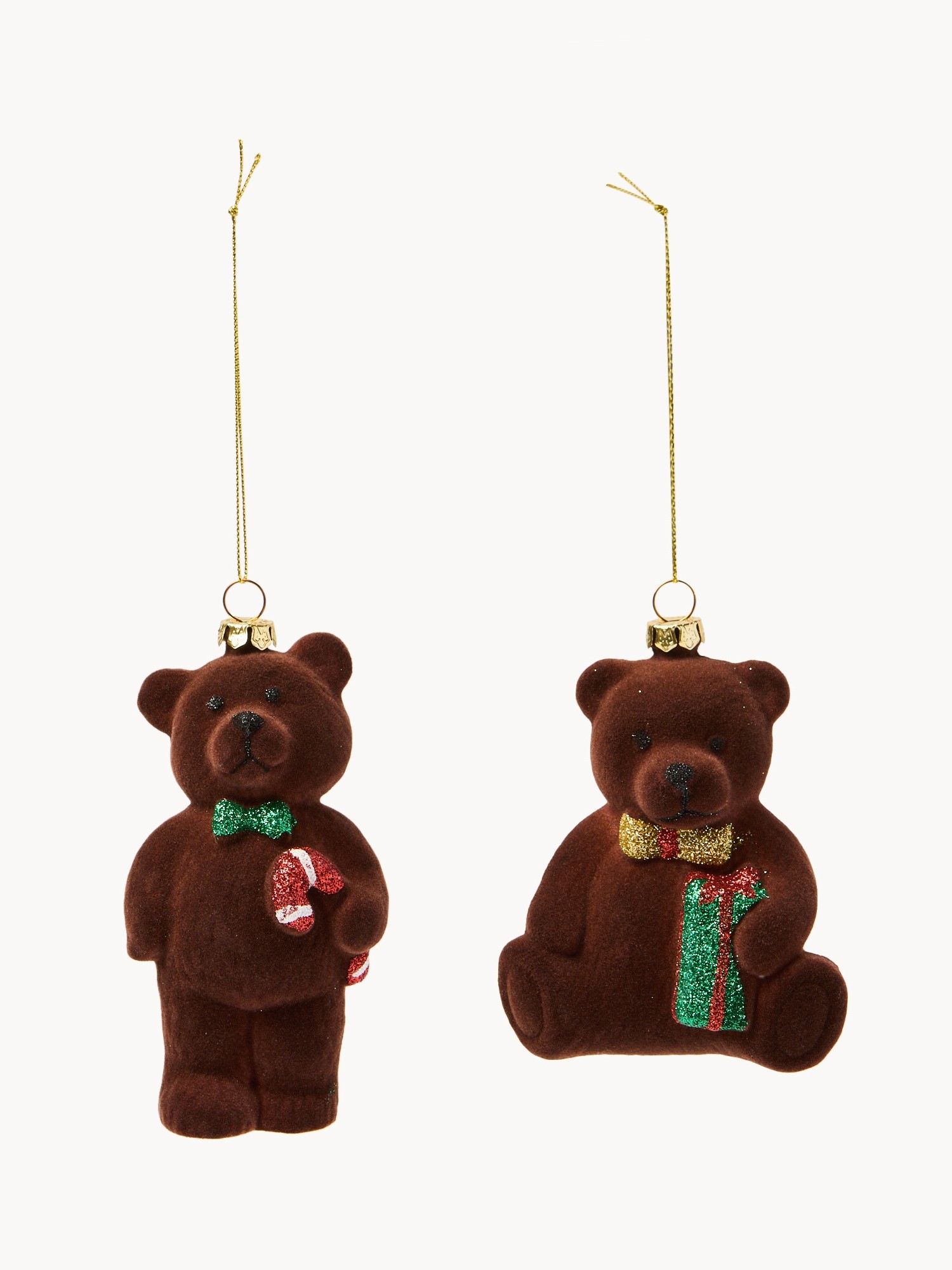 Bear tree decoration, Brown, large image number 0