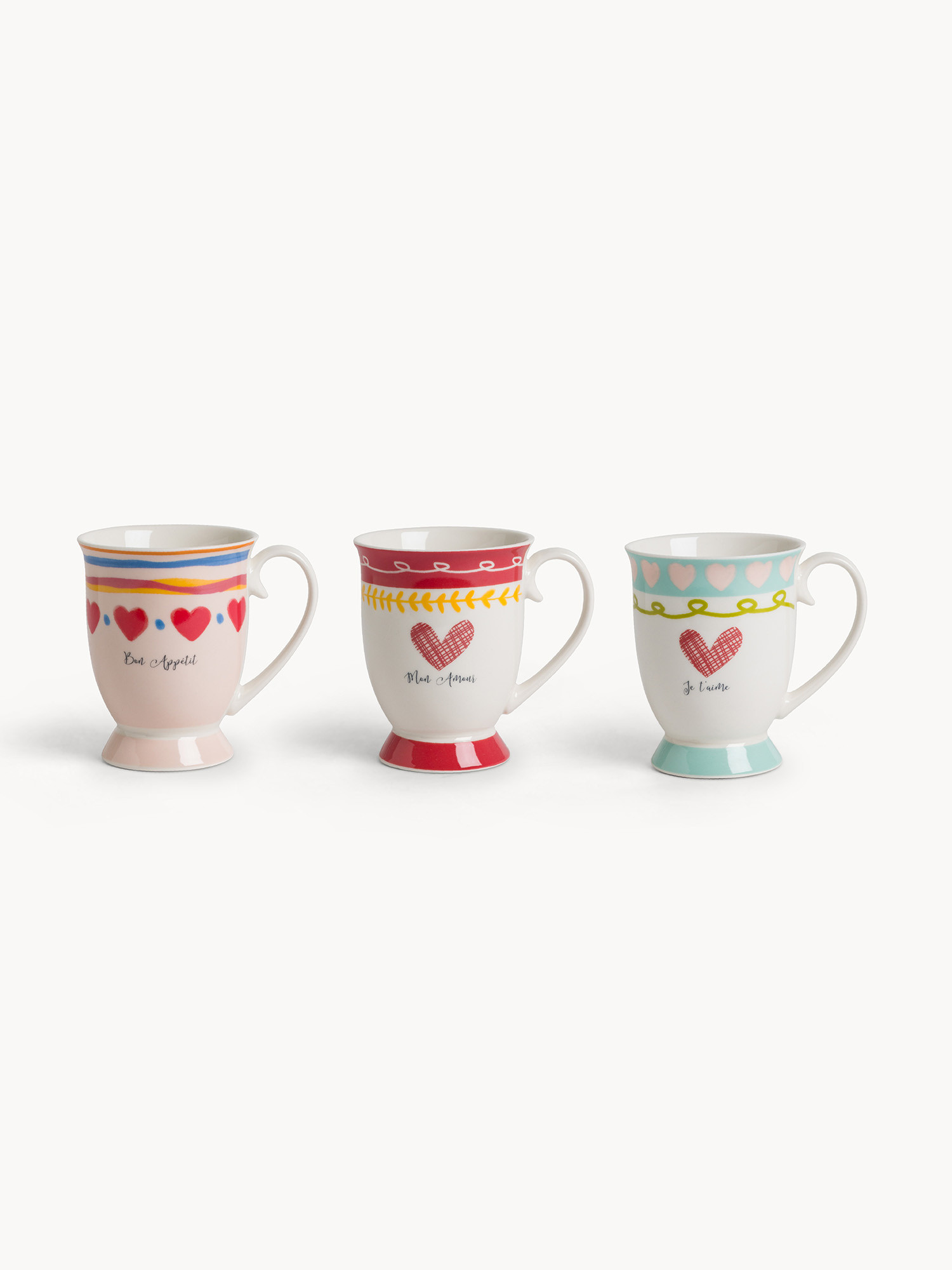 Mug new bone china Mon Amour, Multicolor, large image number 0