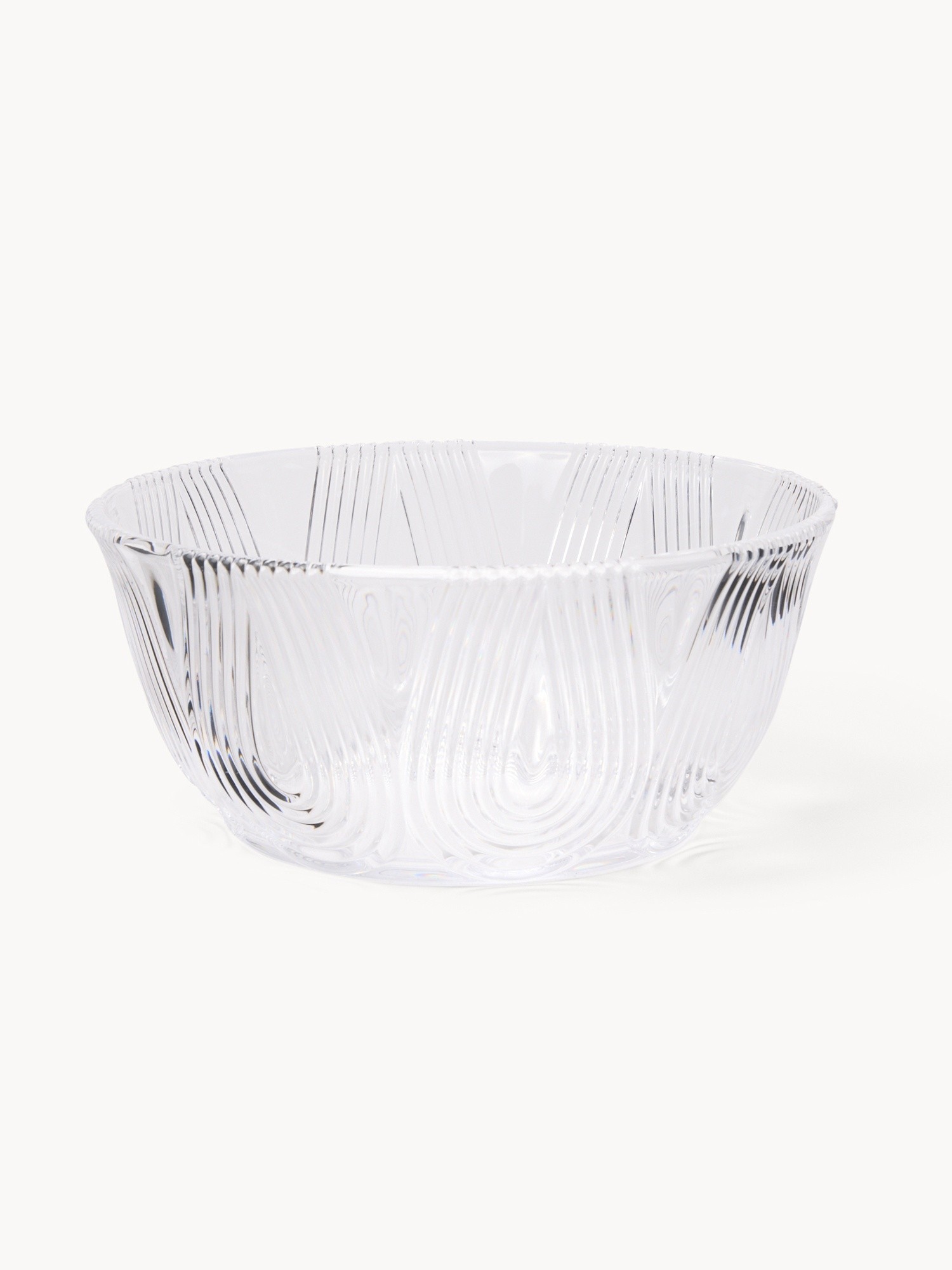 Clear Plastic Salad Bowl - Introductory Price, Transparent, large image number 0