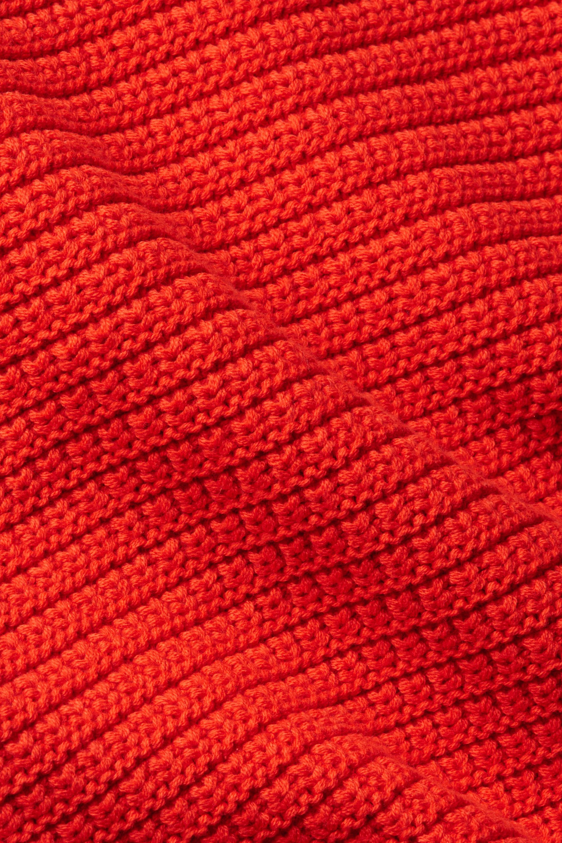 Esprit - Knitted vest in cotton blend, Red, large image number 3