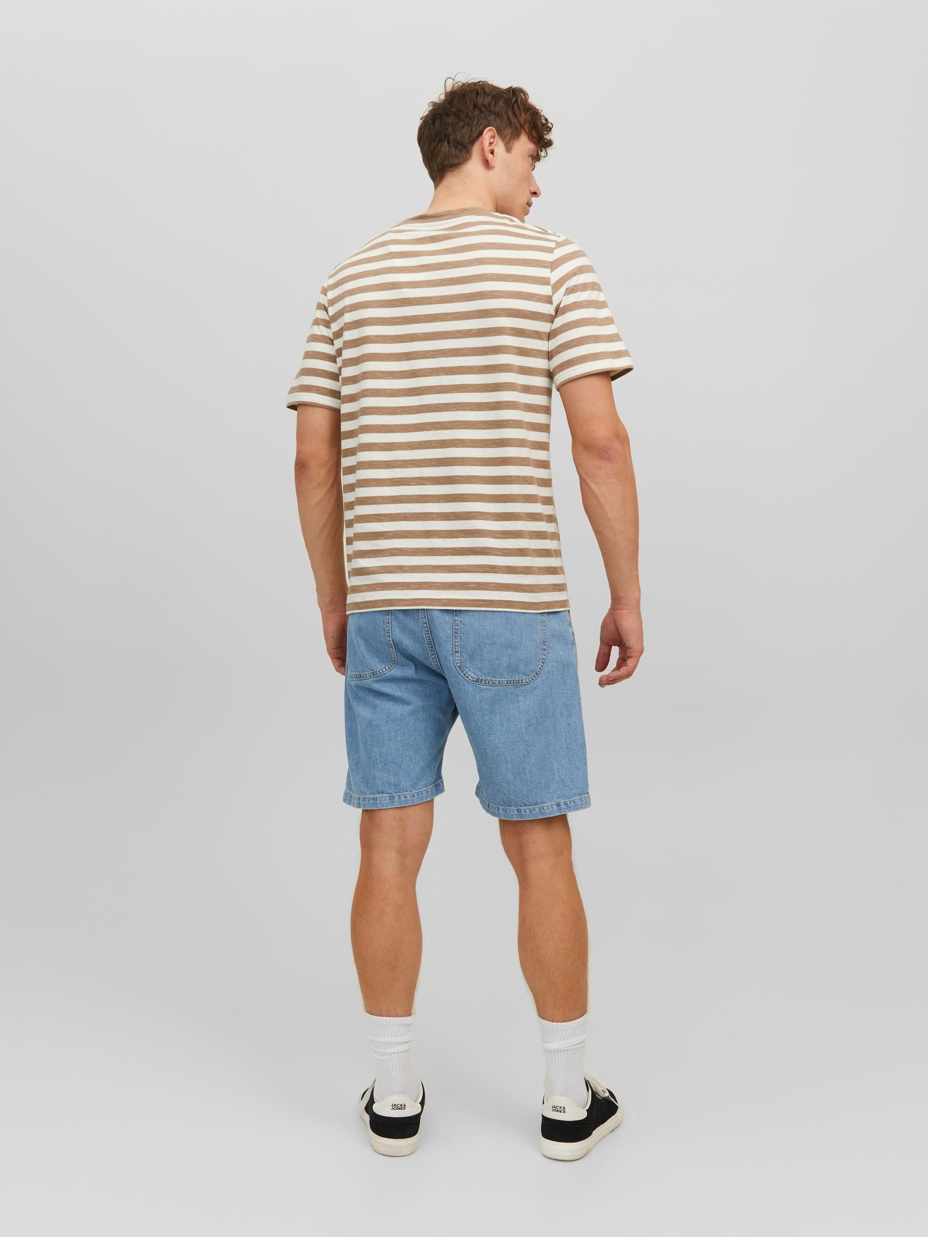 Jack & Jones - Striped T-Shirt, Beige, large image number 4