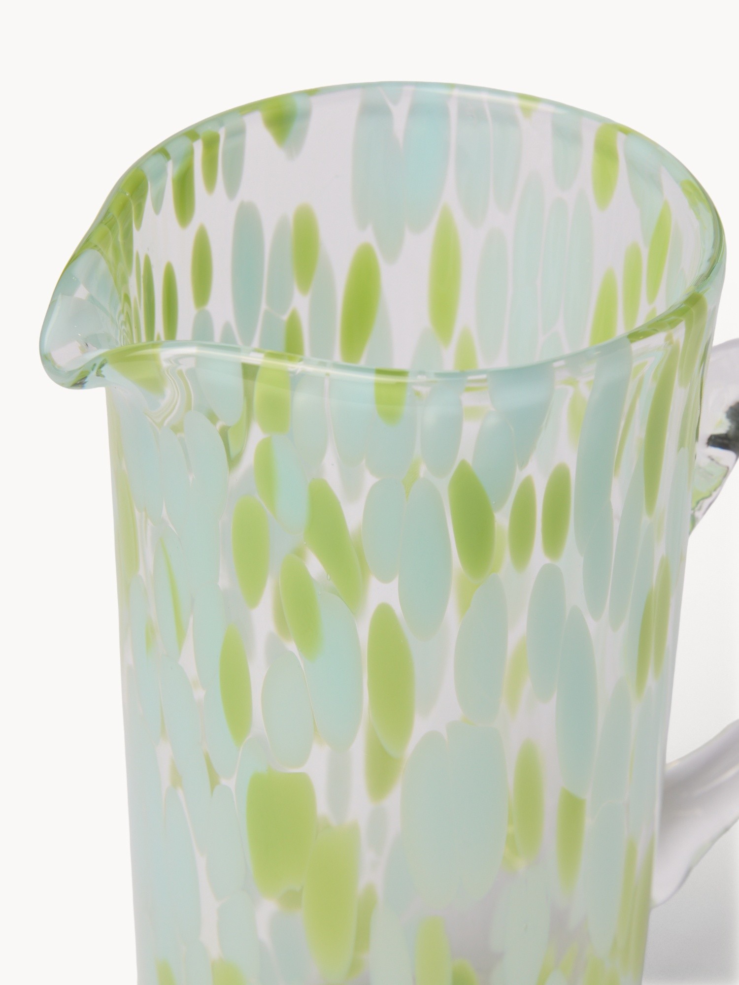 Murano glass carafe, Verde/Azzurro, large image number 1