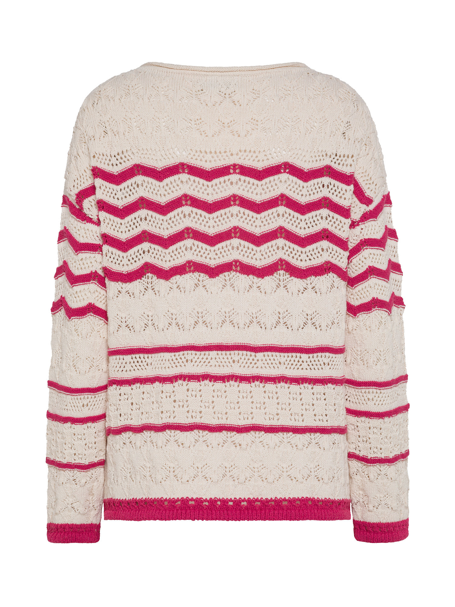 Only - Pullover in maglia, Rosa fuxia, large image number 1