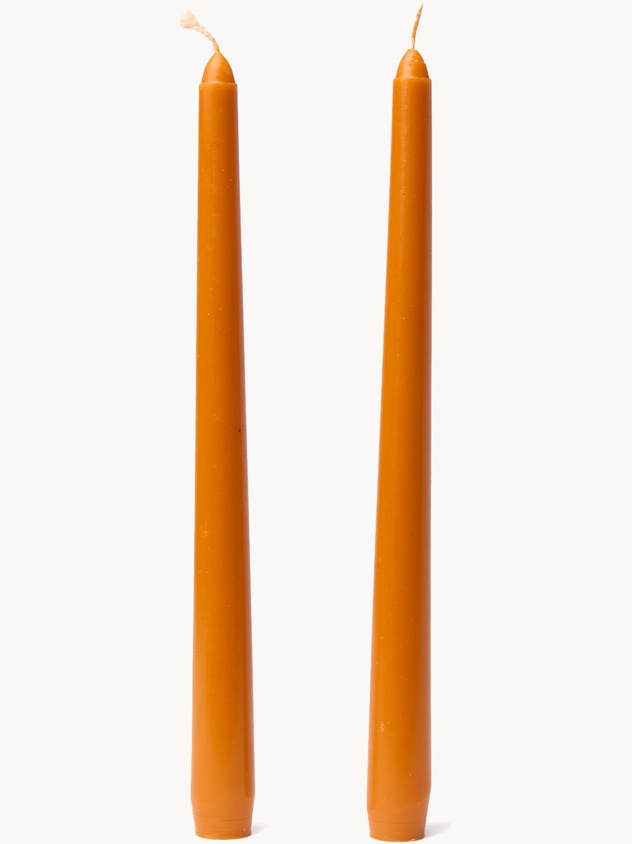 Set di due candele coniche