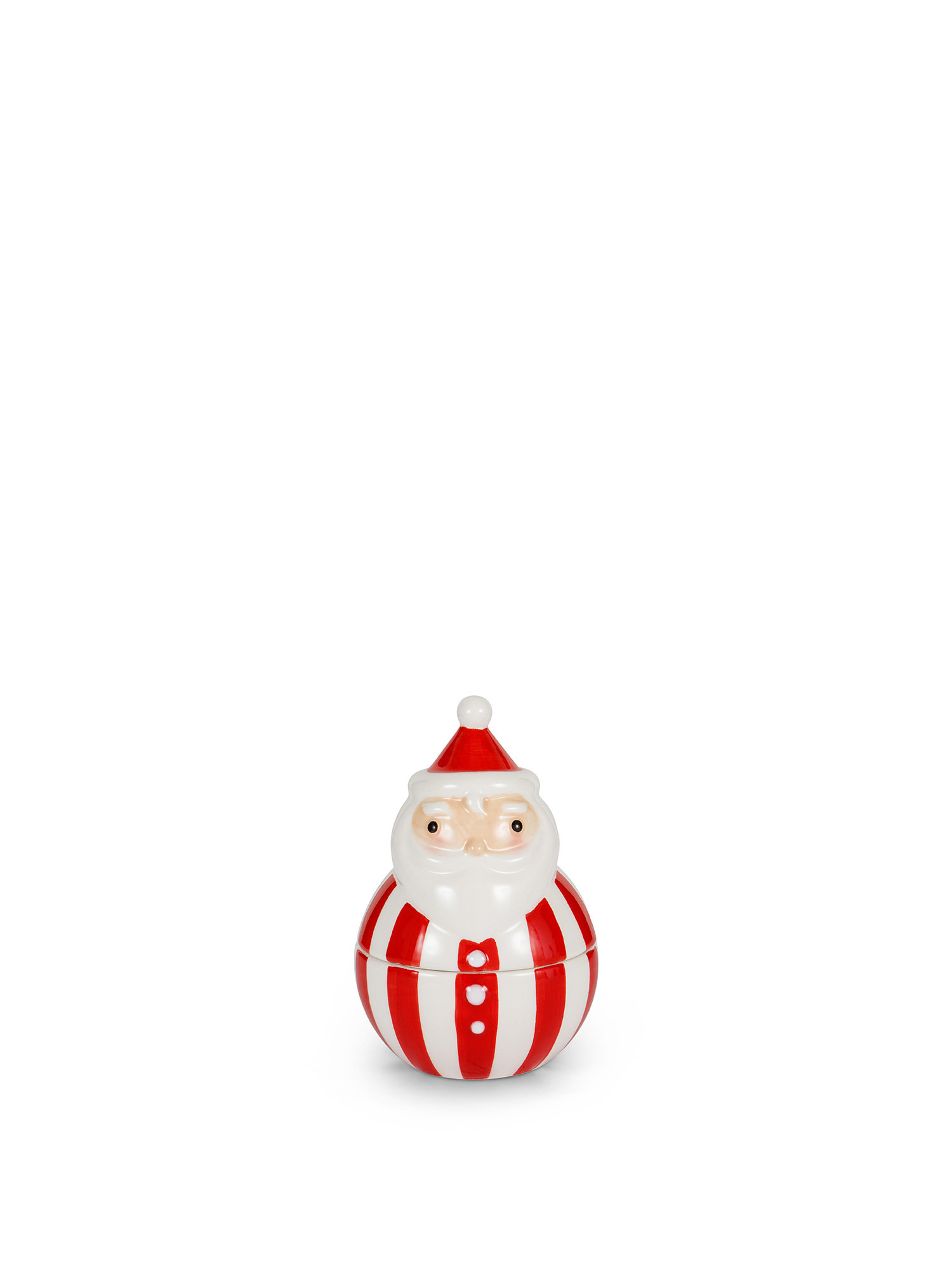 Santa Claus ceramic jar, White, large image number 0