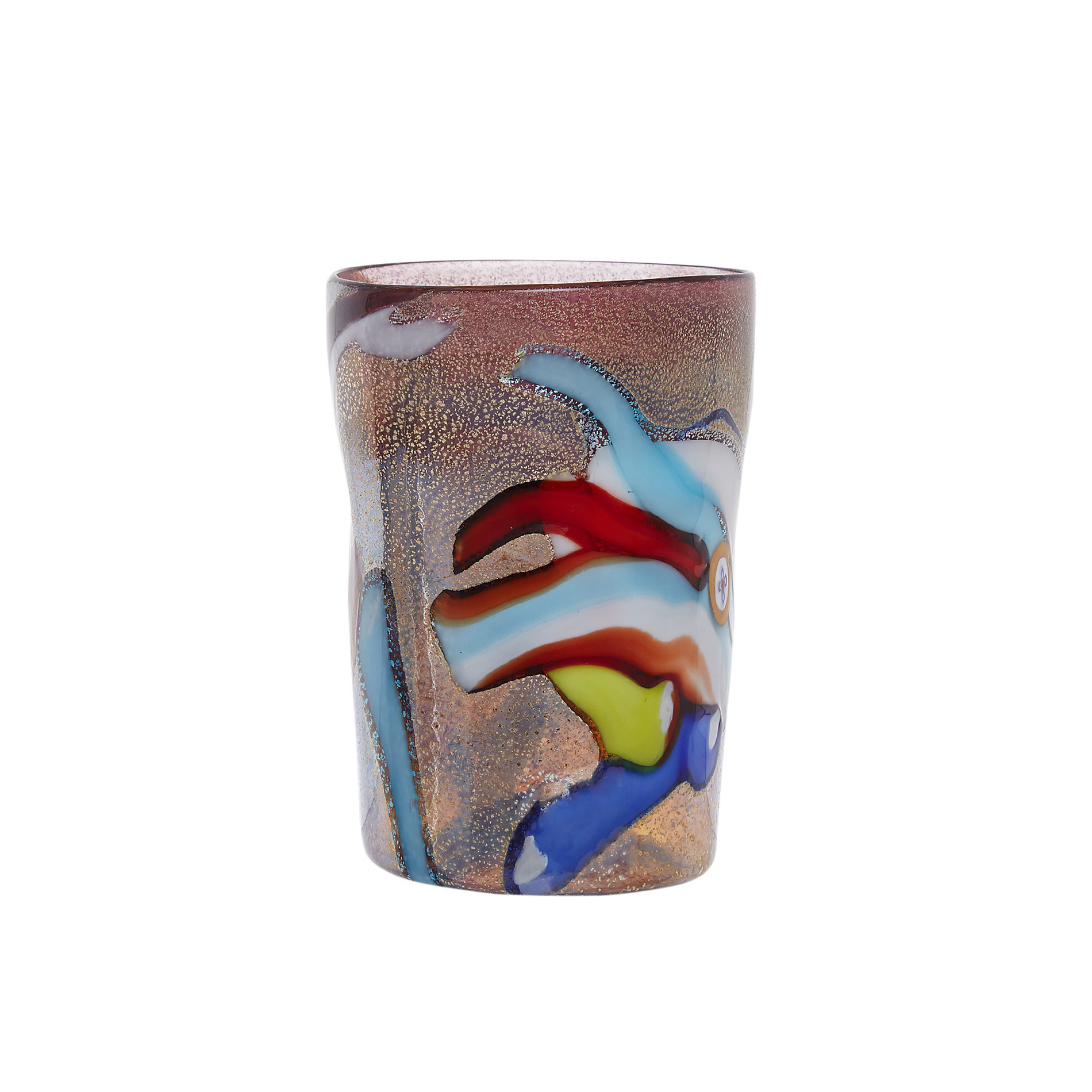 Bicchiere vetro di Murano Mosaico, Multicolor, large image number 0
