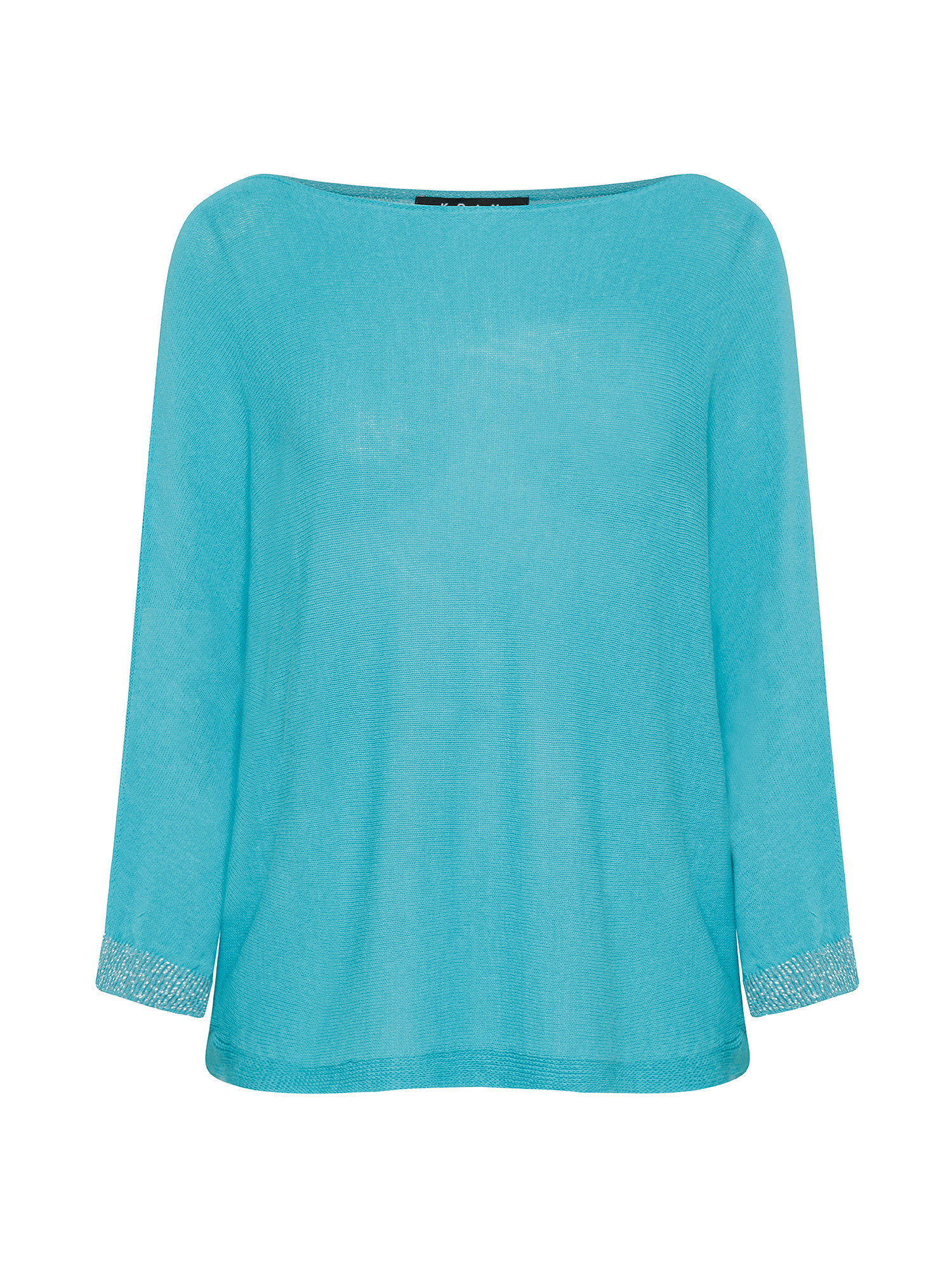 Sweater with lurex, Light Blue, large image number 0