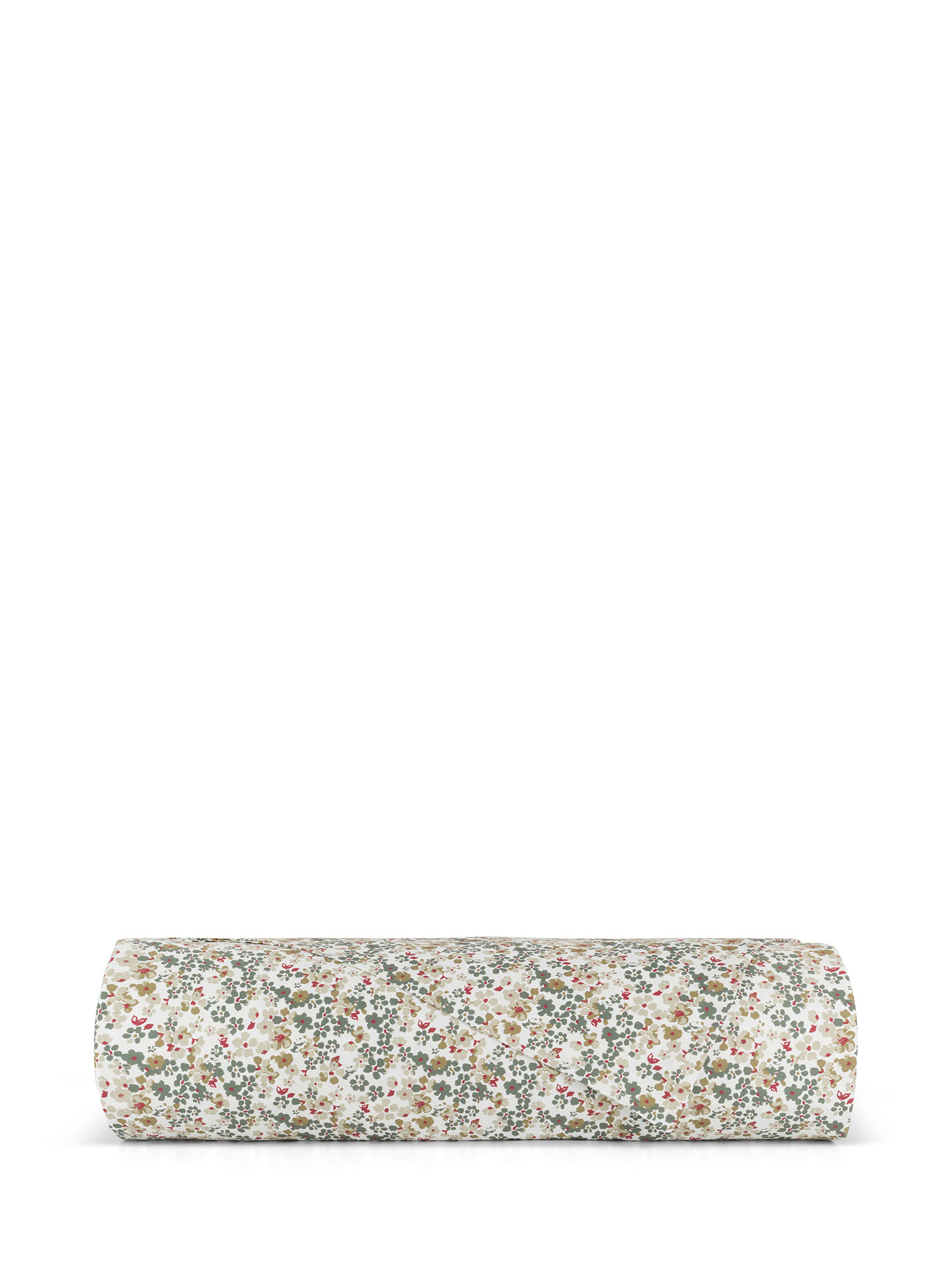 Floral patterned cotton satin duvet cover, Multicolor, large image number 1