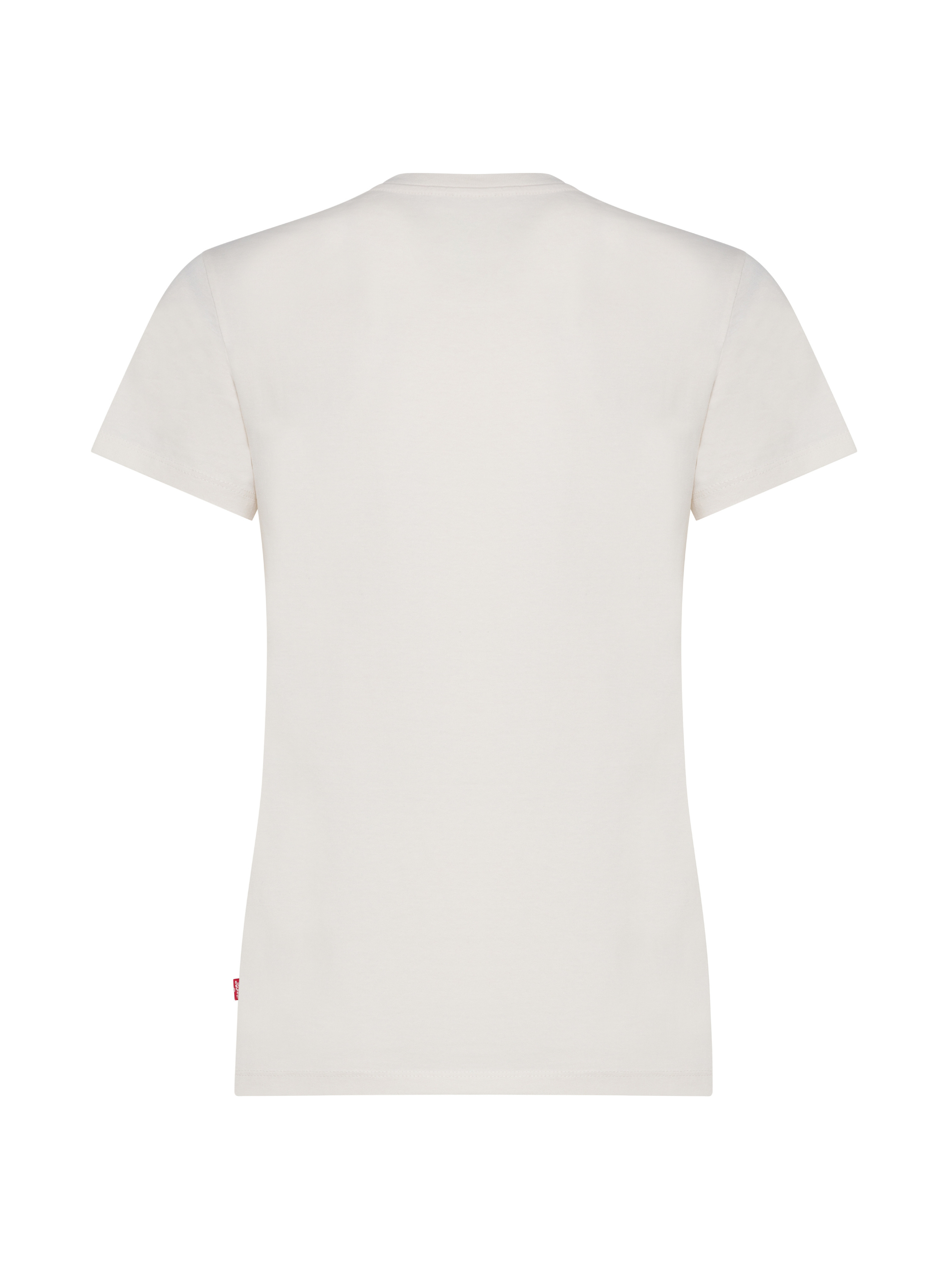 Levi's - T-shirt con logo floreale, Bianco, large image number 1