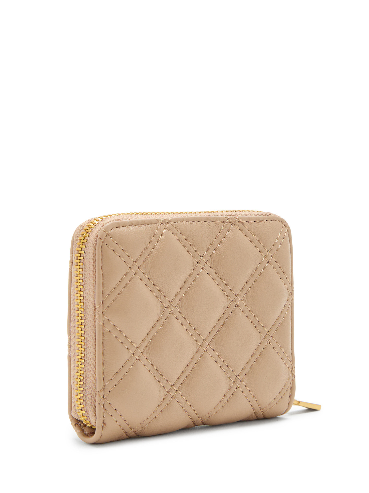 Guess - Giully quilted mini wallet, Beige, large image number 1