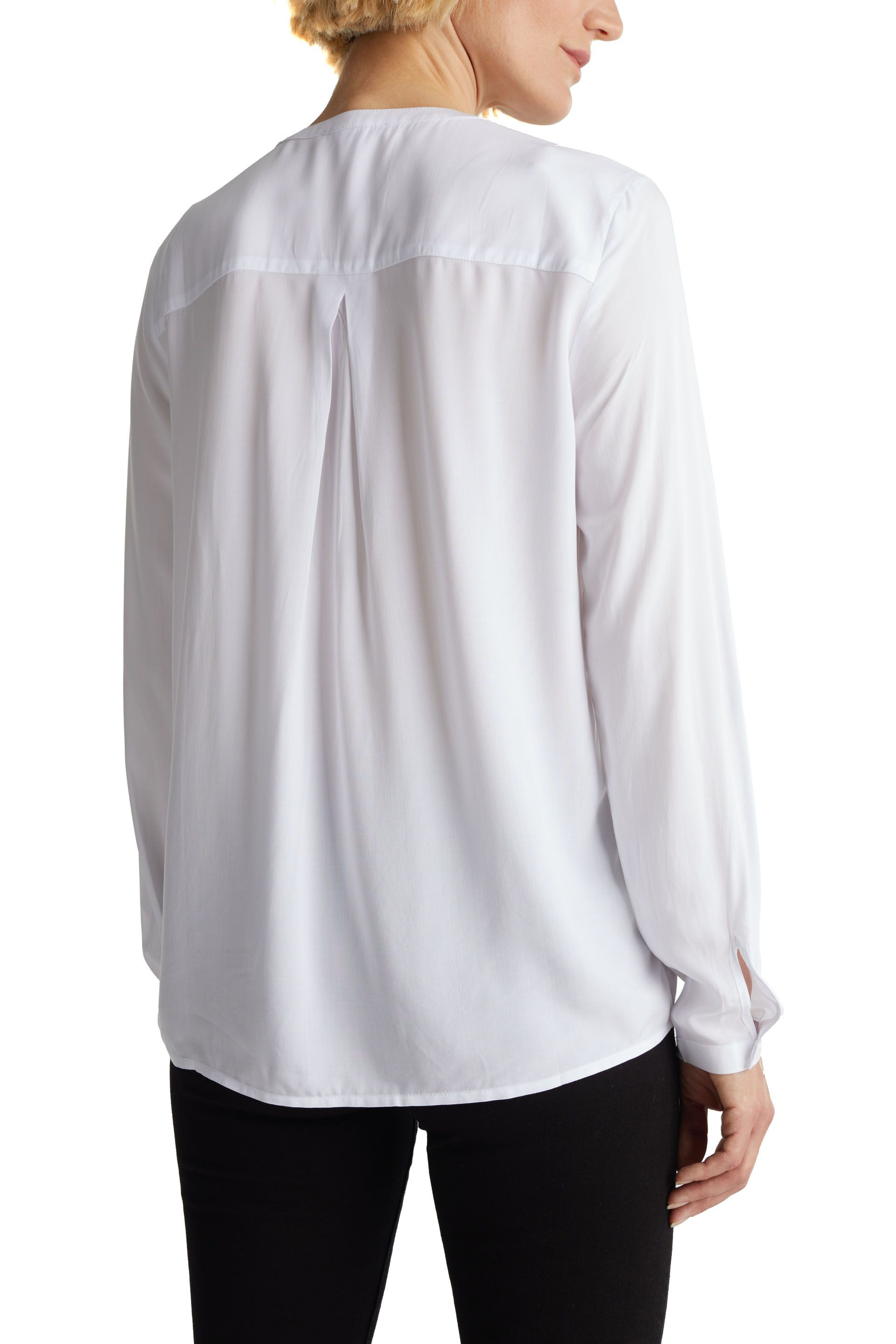 Blusa con maniche regolabili, Bianco, large image number 2
