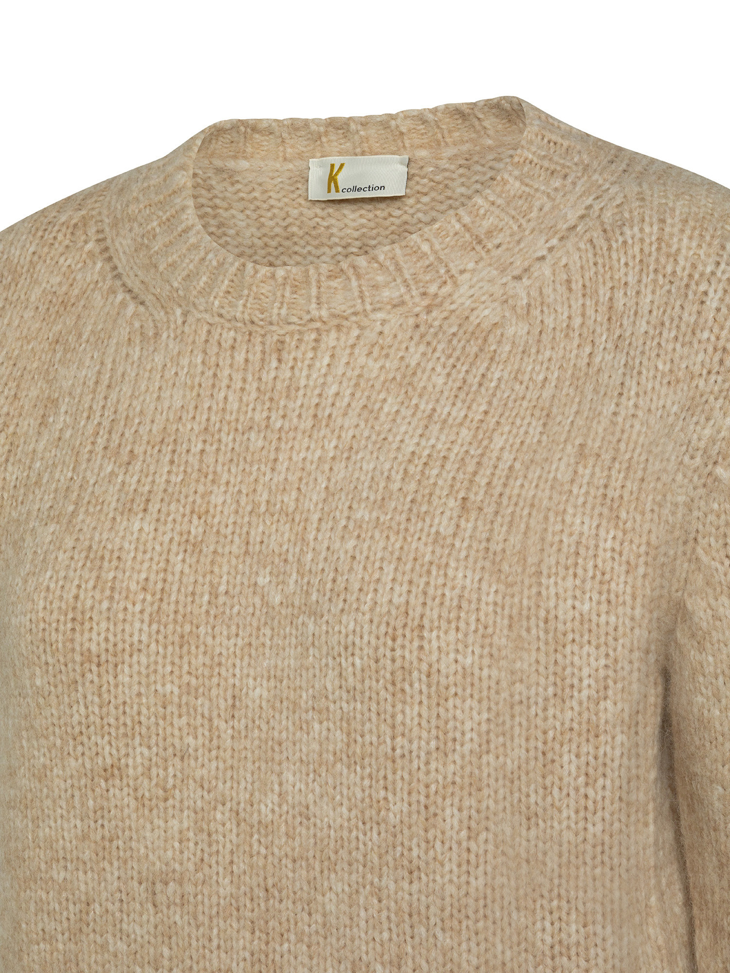 K Collection - Maglia girocollo, Beige, large image number 2