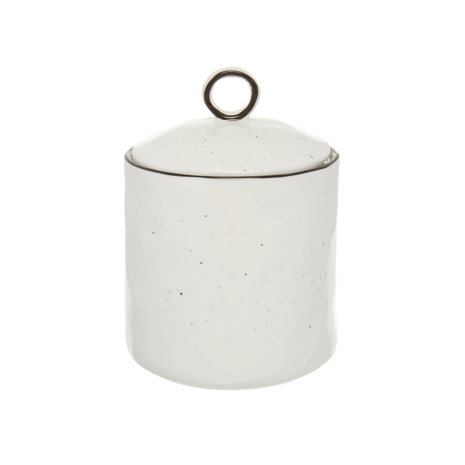 Ginevra porcelain jar, White, large image number 0
