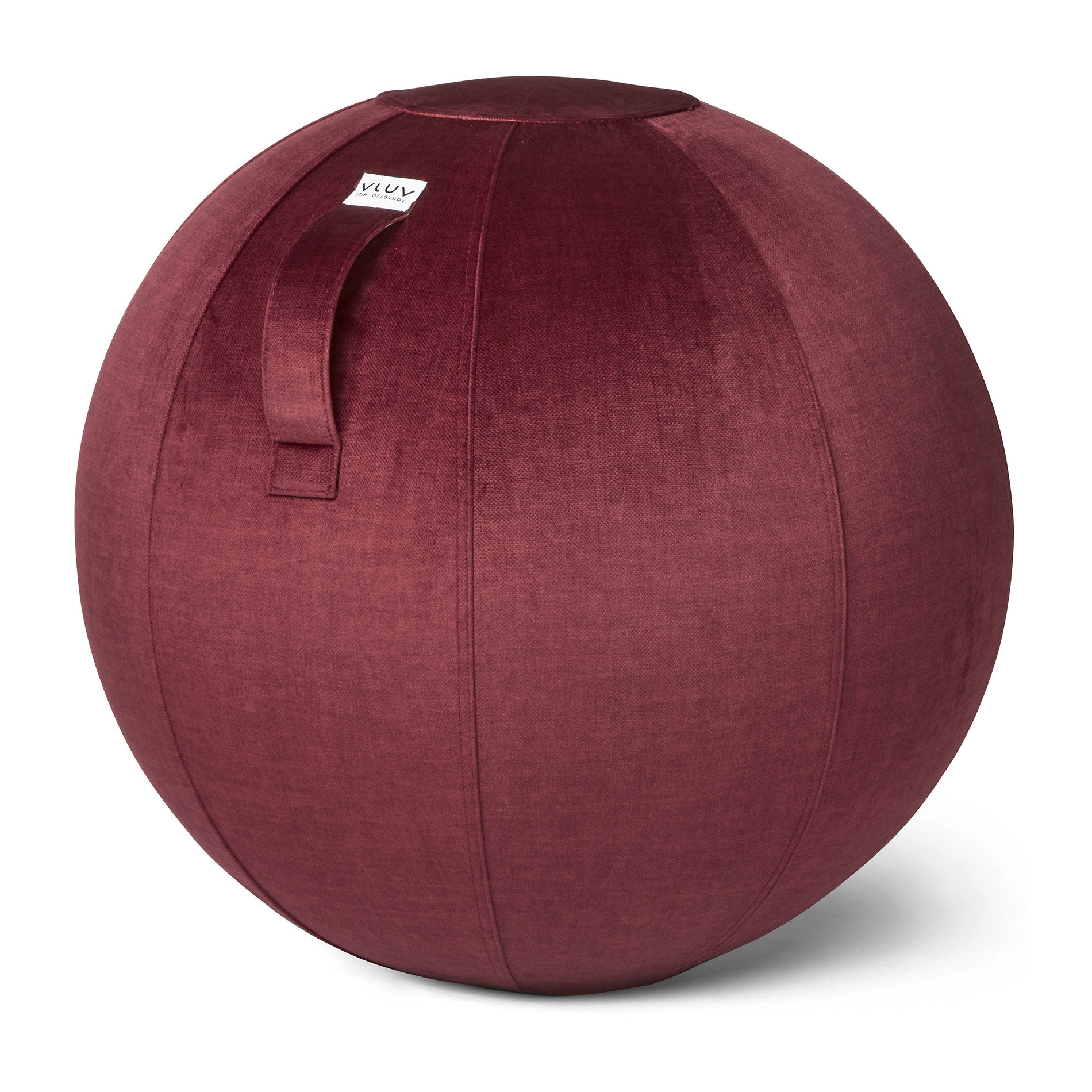 VLUV palla da seduta in stoffa Varm, Rosso scuro, large image number 0
