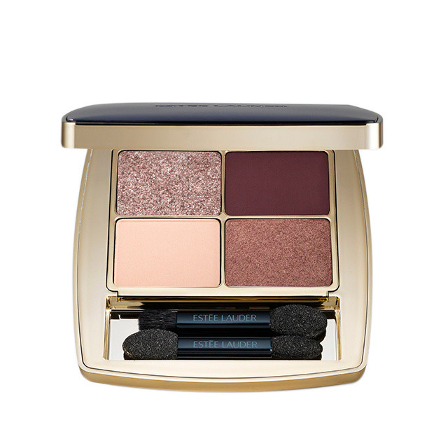 Pure color envy luxe eyeshadow quad - 030 Aubergine cream, Purple, large image number 0