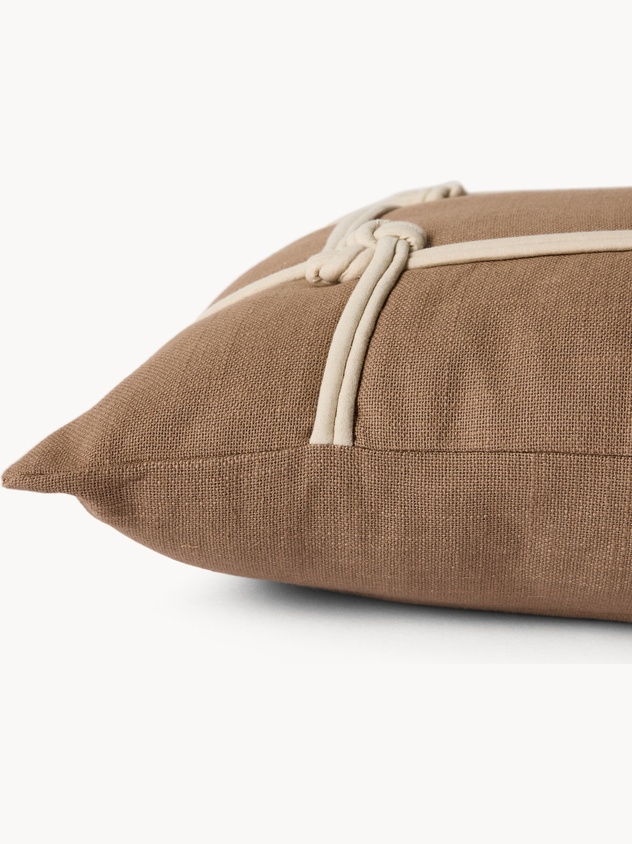 Pillow with nautical knots 35x50cm