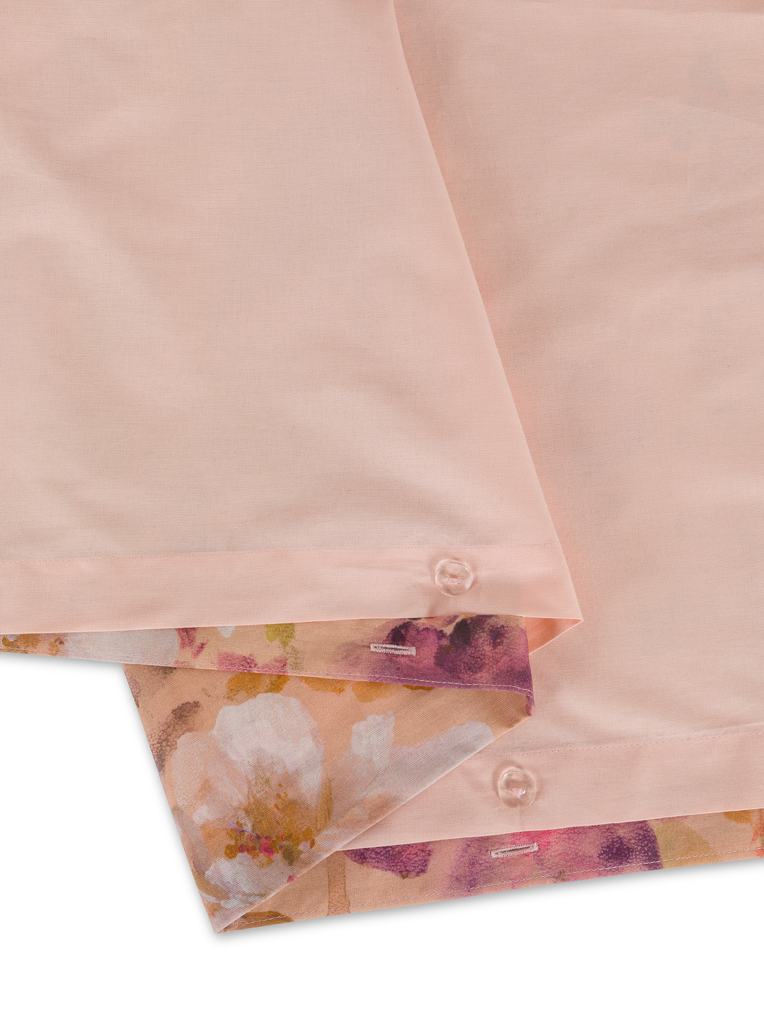 Floral patterned cotton duvet cover set, Multicolor, large image number 1