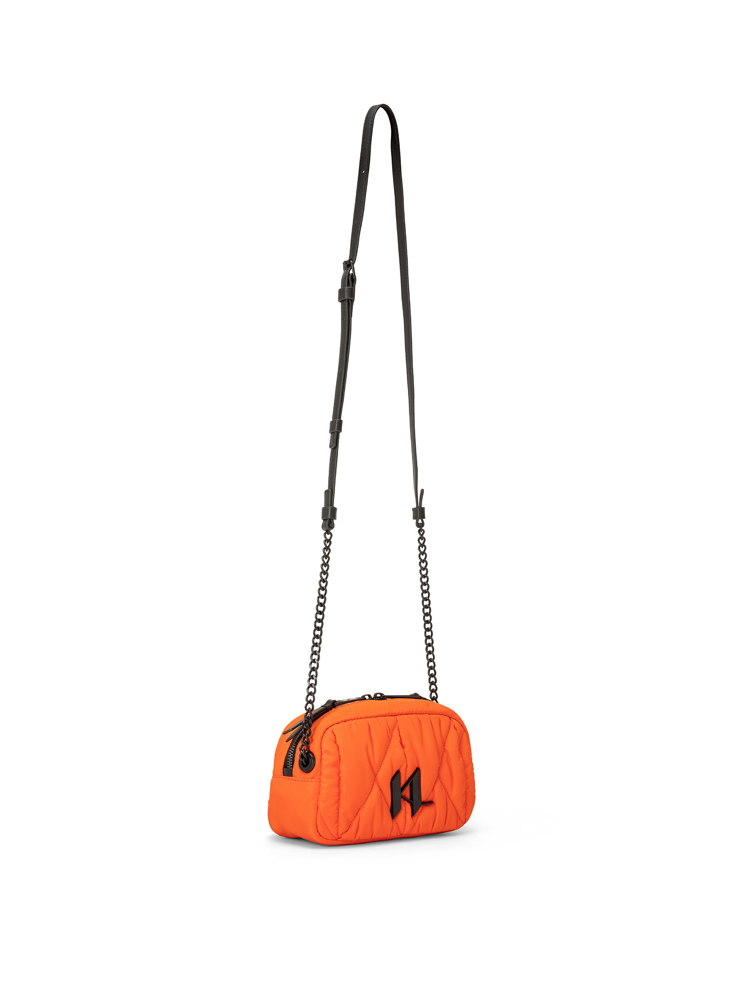 Karl Lagerfeld - K/studio borsa a tracolla in nylon, Arancione, large image number 1