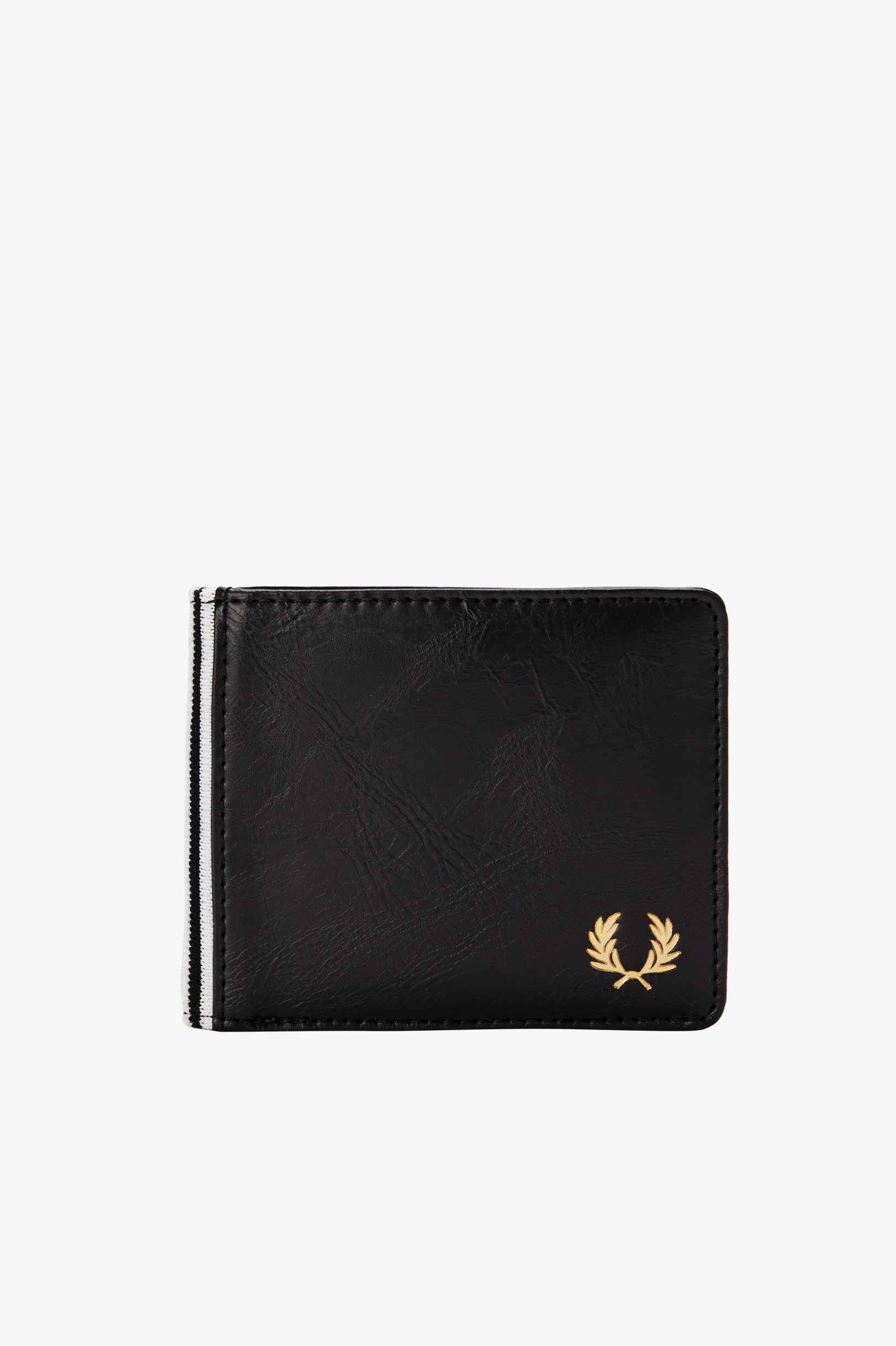 Wallet with logo, Black, large image number 0