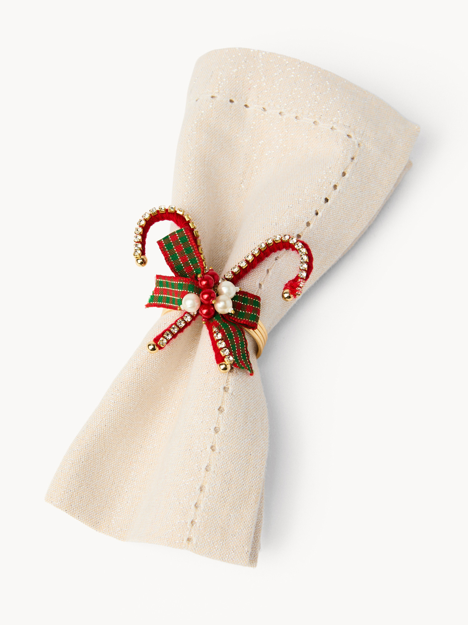 Porta tovagliolo a candy canes, Multicolor, large image number 1