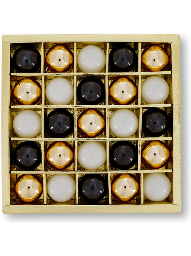 Box di 25 palline di vetro