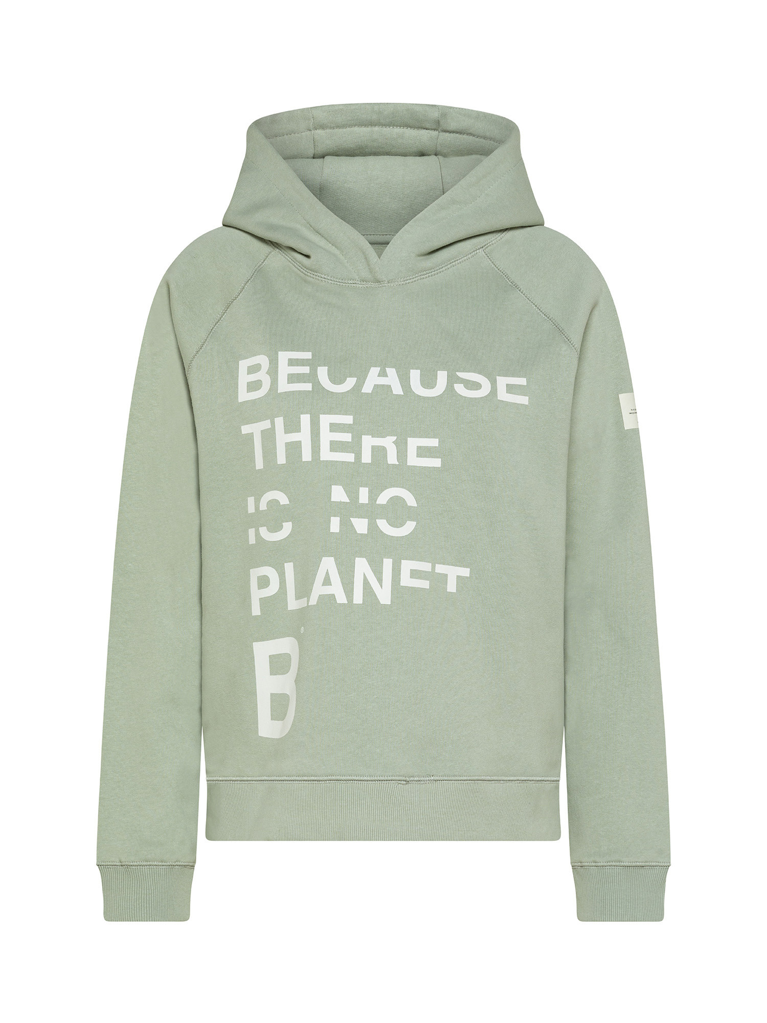 Ecoalf - Plin sweatshirt with print, Light Green, large image number 0
