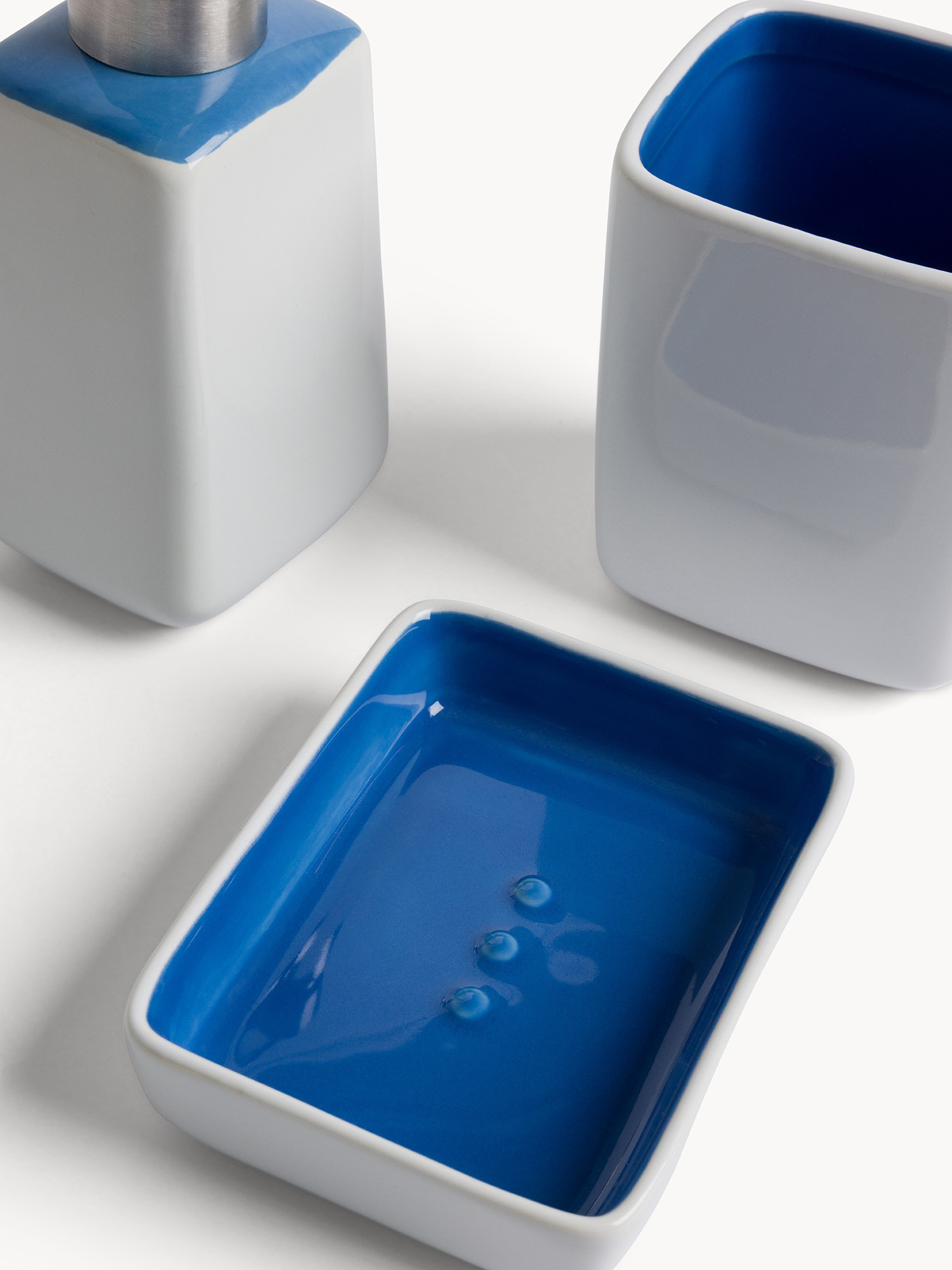 Set 3 accessori bagno, Multicolor, large image number 1