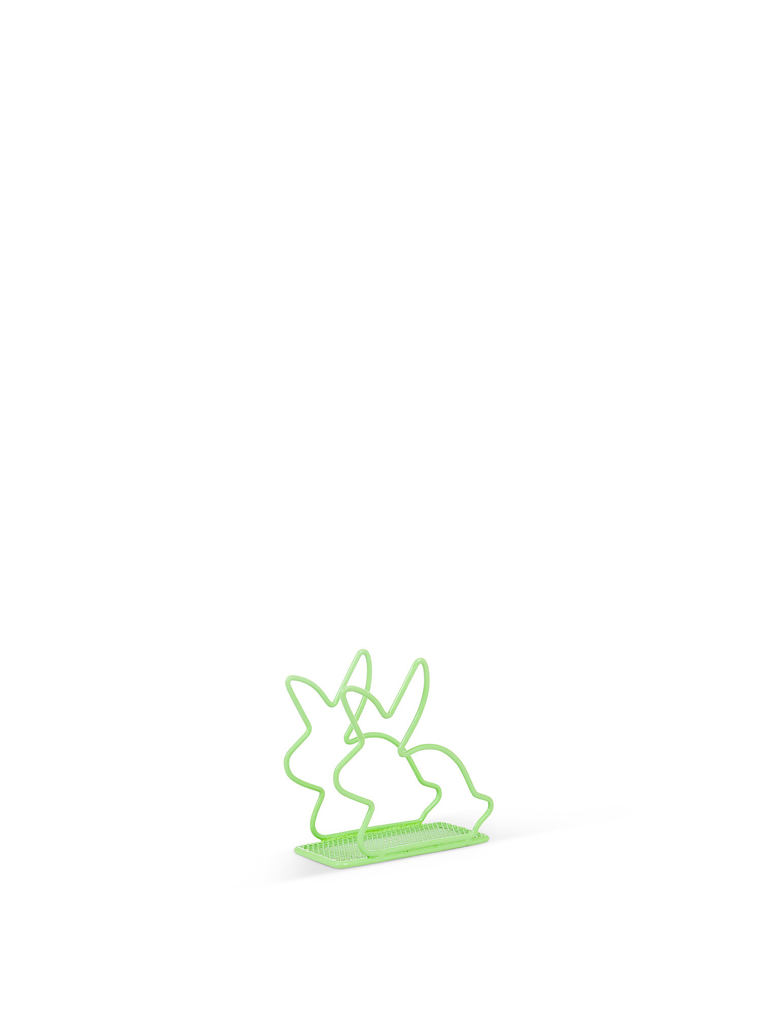 Bunny wire napkin holder, Green, large image number 0