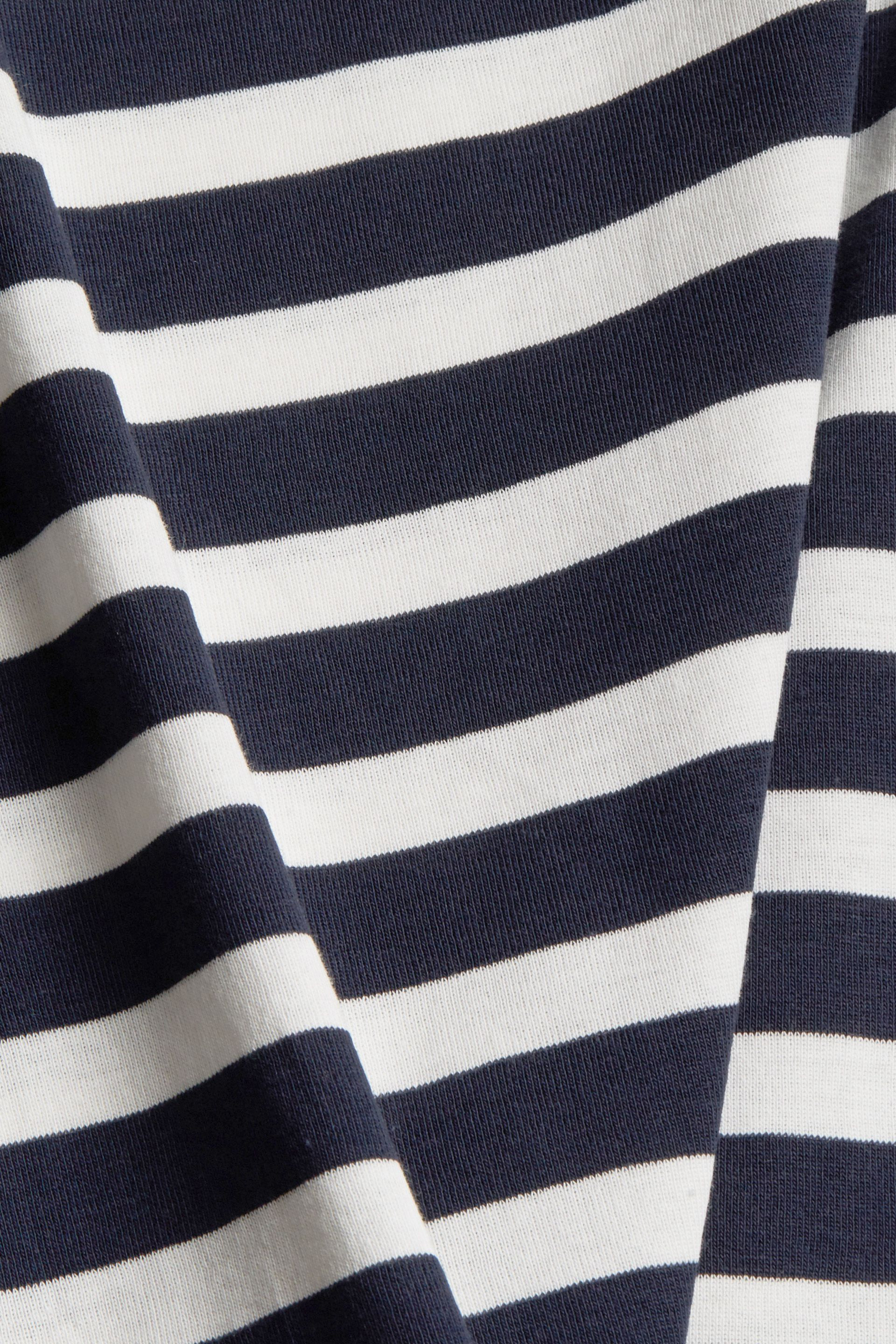 Long-sleeved shirt with marinare striped pattern, Blue, large image number 3