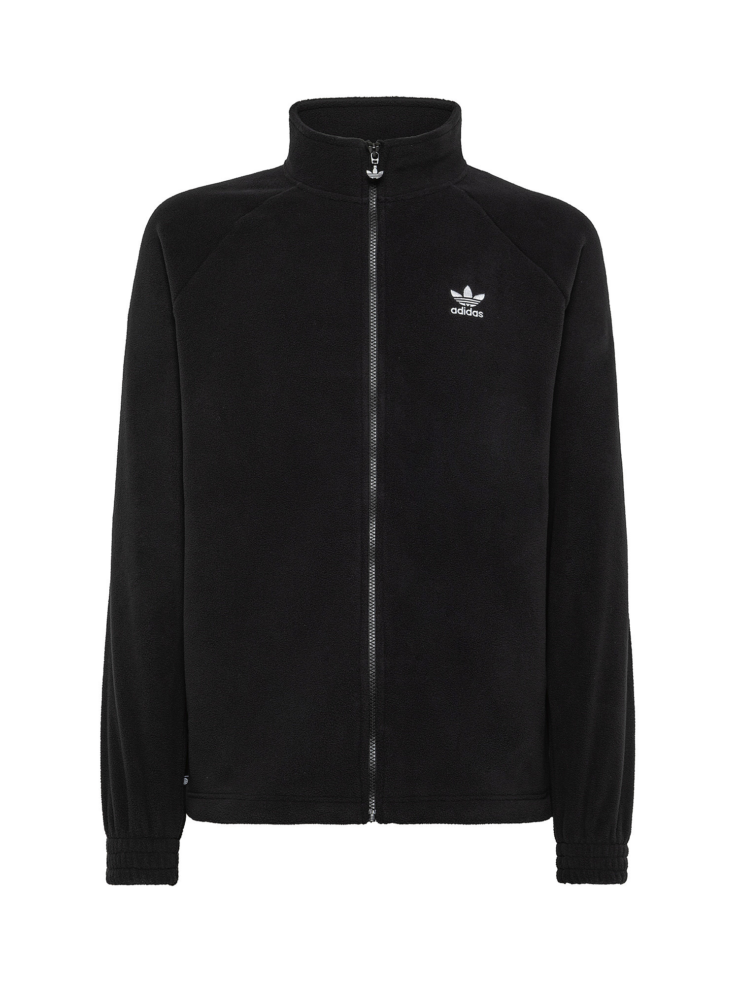Adidas - Sweatshirt adicolor classics trefoil teddy fleece, Black, large image number 0