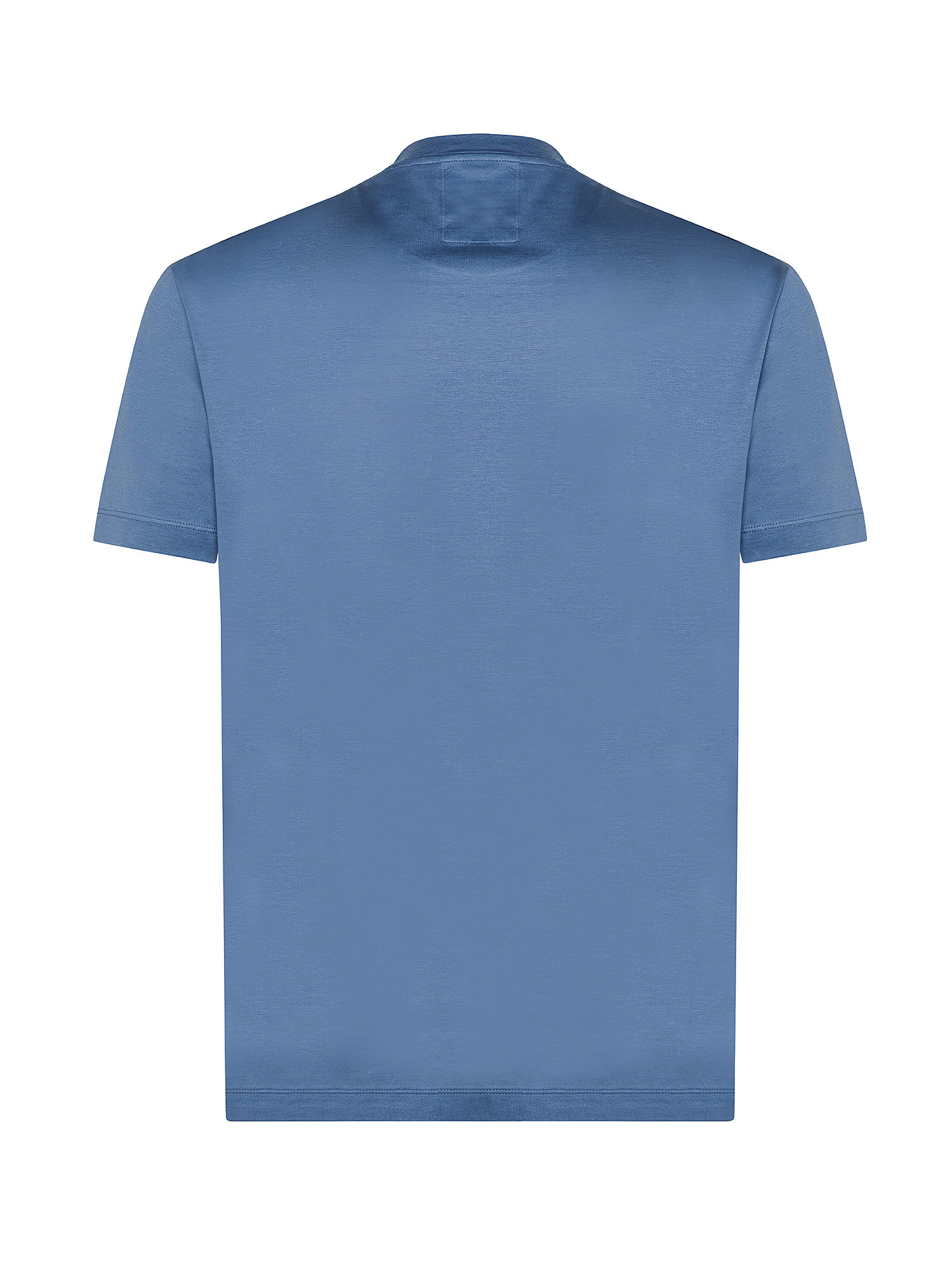 Emporio Armani - T-shirt con logo lettering, Azzurro scuro, large image number 1