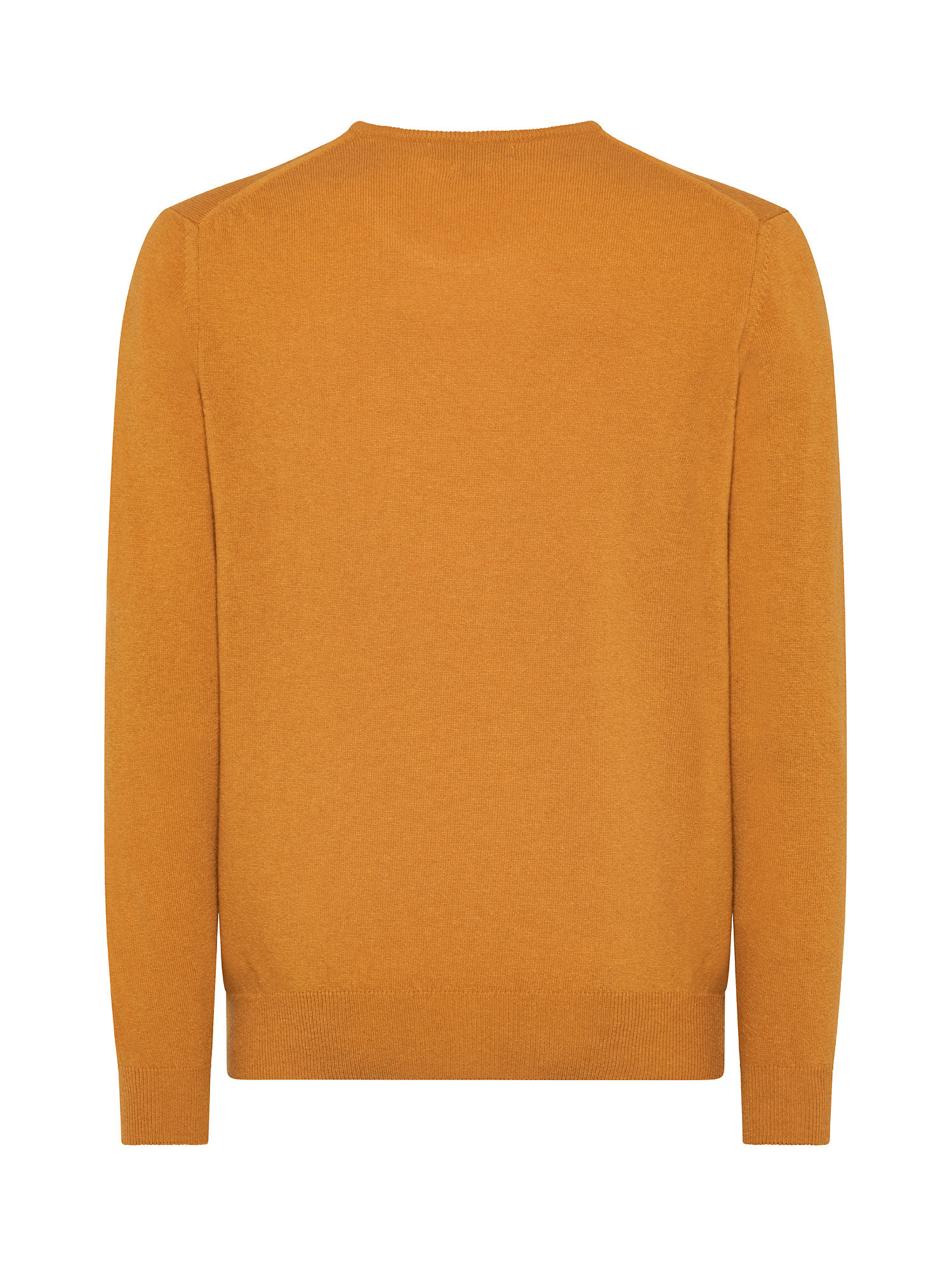 Basic cashmere blend pullover, Orange, large image number 1