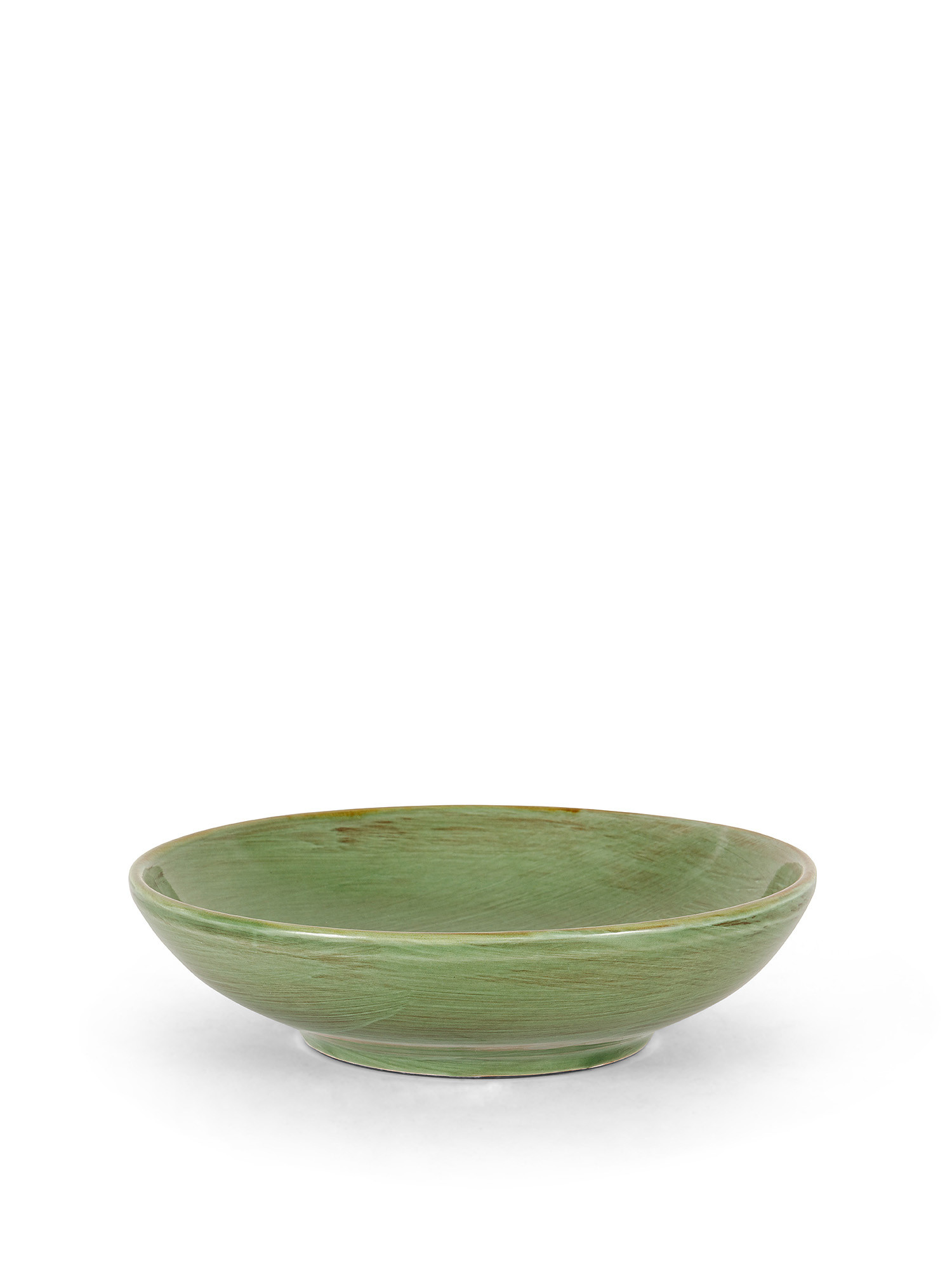 Soup plate in ceramic by Ceramiche Pugliesi Fratelli Colì, Green, large image number 0