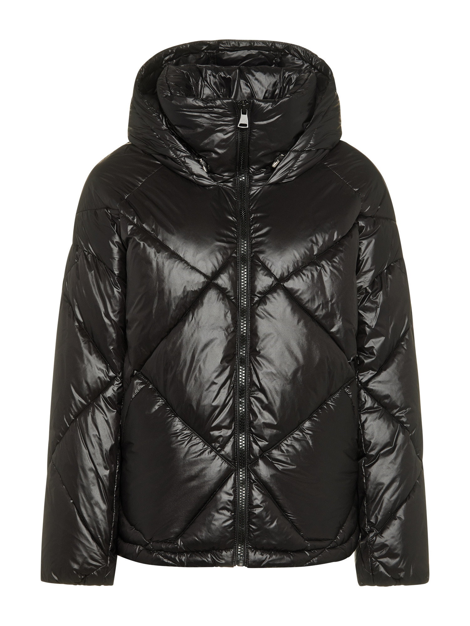 Oof Wear - Short oversized jacket with hood, Black, large image number 0