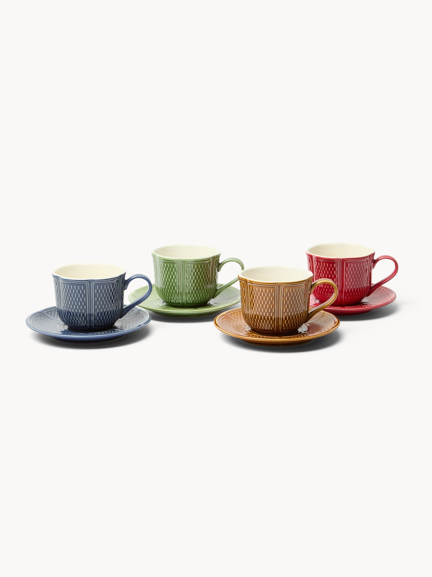 Set of 6 stoneware tea cups, Multicolor, large image number 1