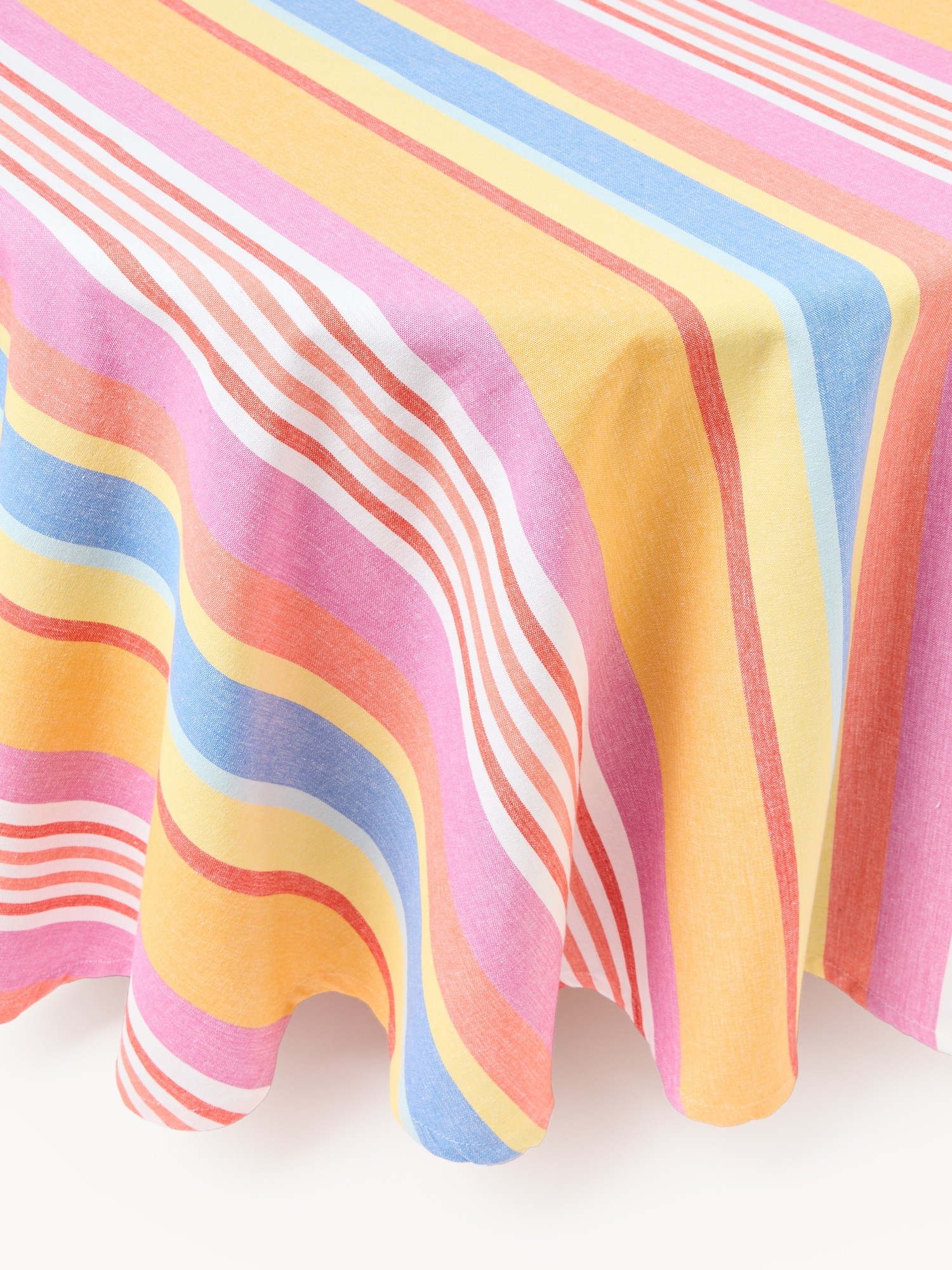 Set of 4 Striped Yarn-Dyed Cotton Napkins - Discounted price, Multicolor, large image number 0