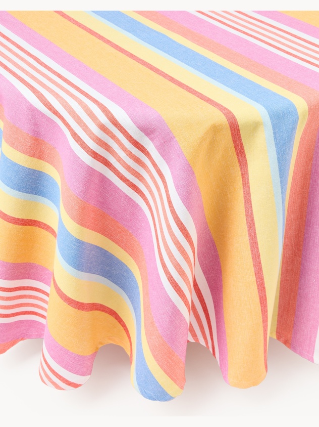 Set of 4 Striped Yarn-Dyed Cotton Napkins - Discounted price