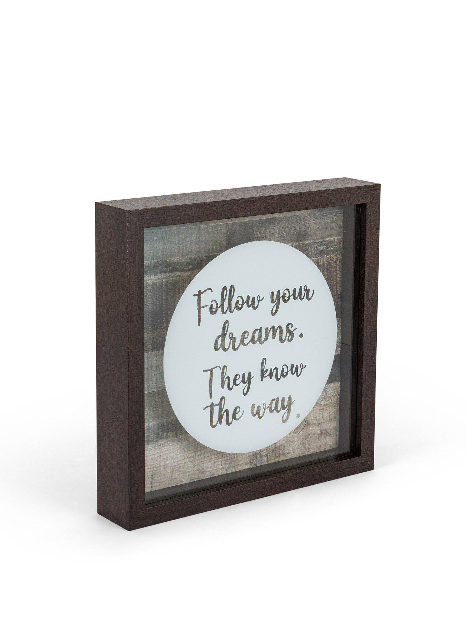 Photo frame with writing, Light Brown, large image number 0