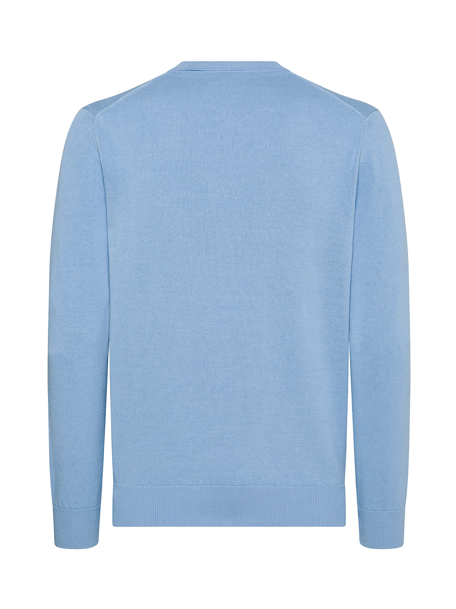 Lacoste - Cotton crewneck sweater, Light Blue, large image number 1