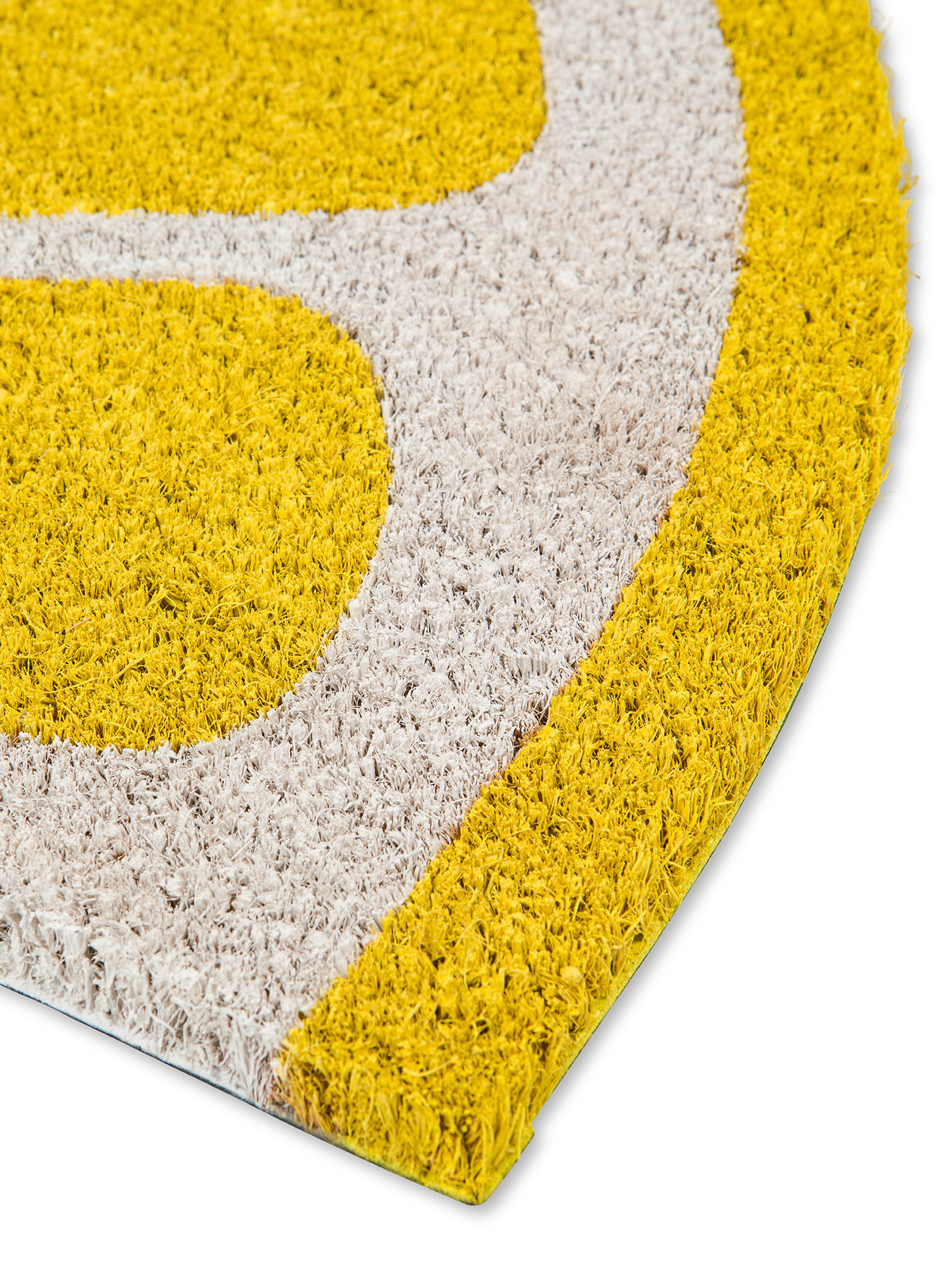 Lemon printed doormat, Yellow, large image number 1