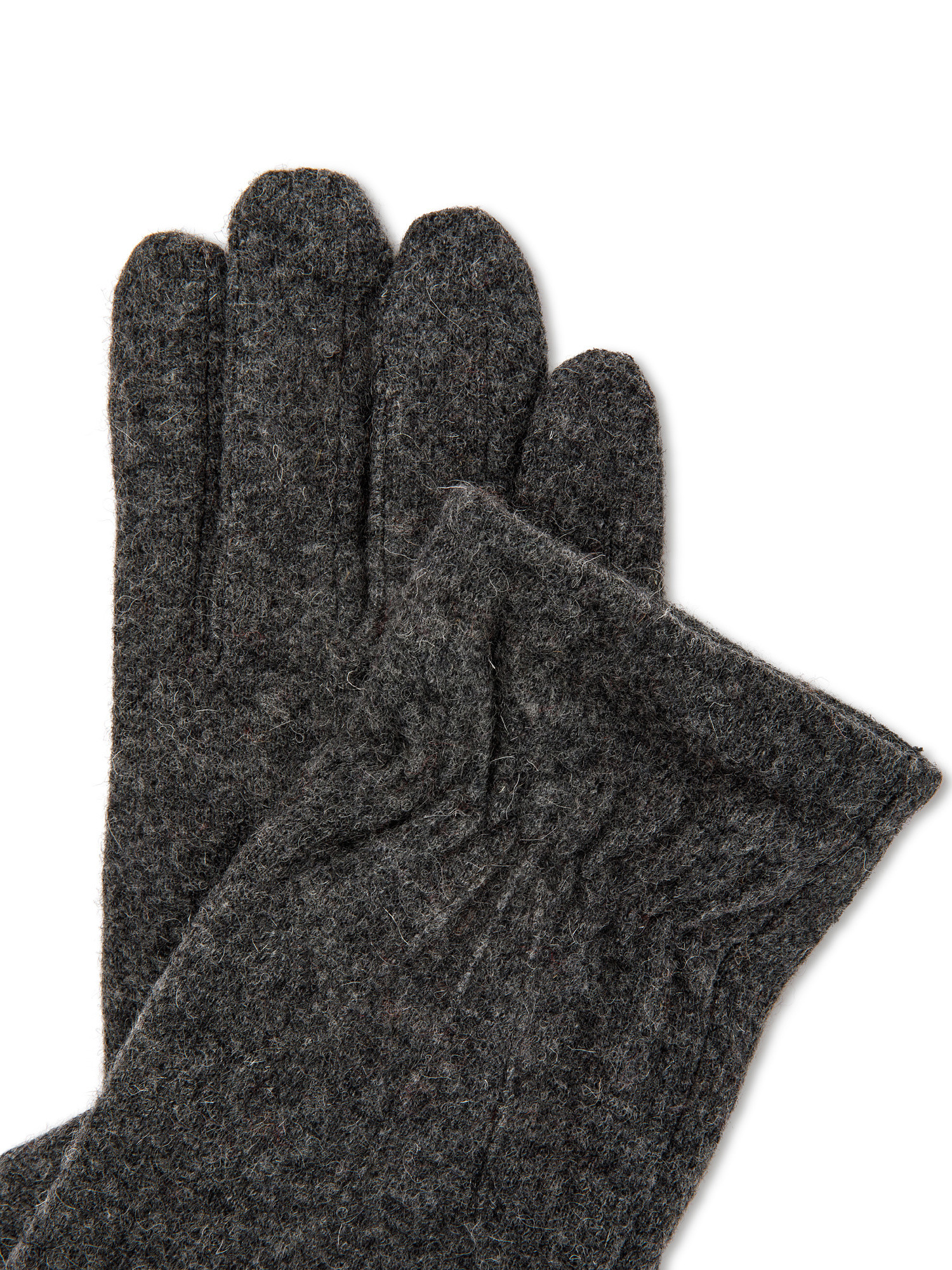 Fleece lined glove, Grey, large image number 1