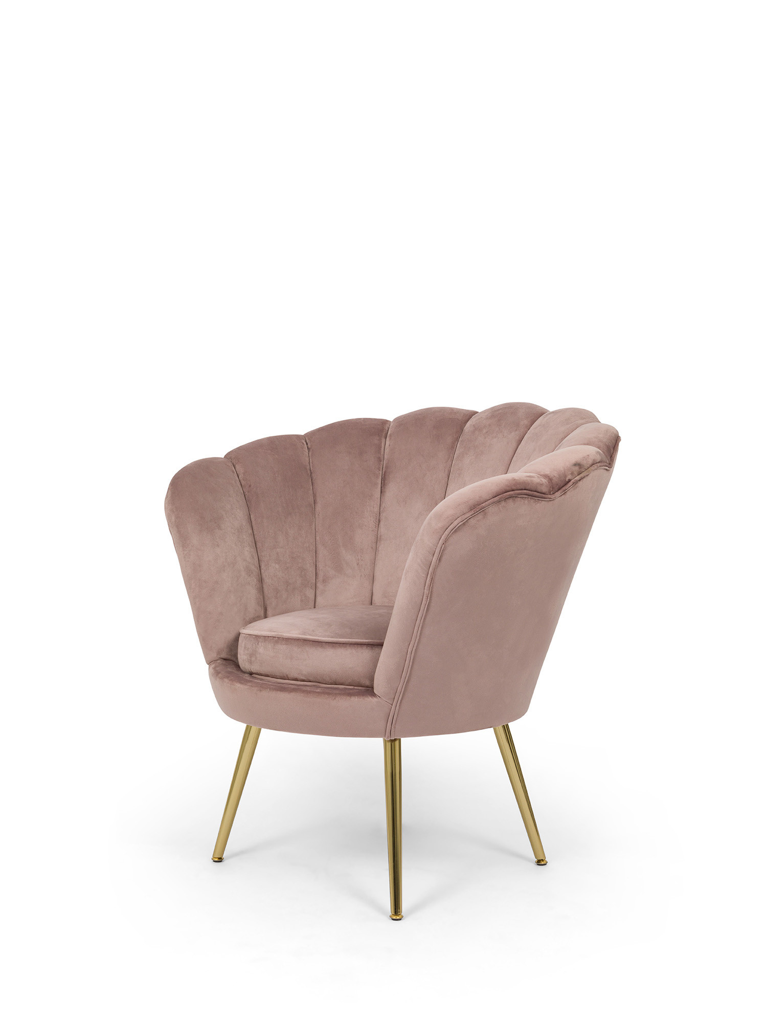 Flower velvet armchair, Dark Pink, large image number 0