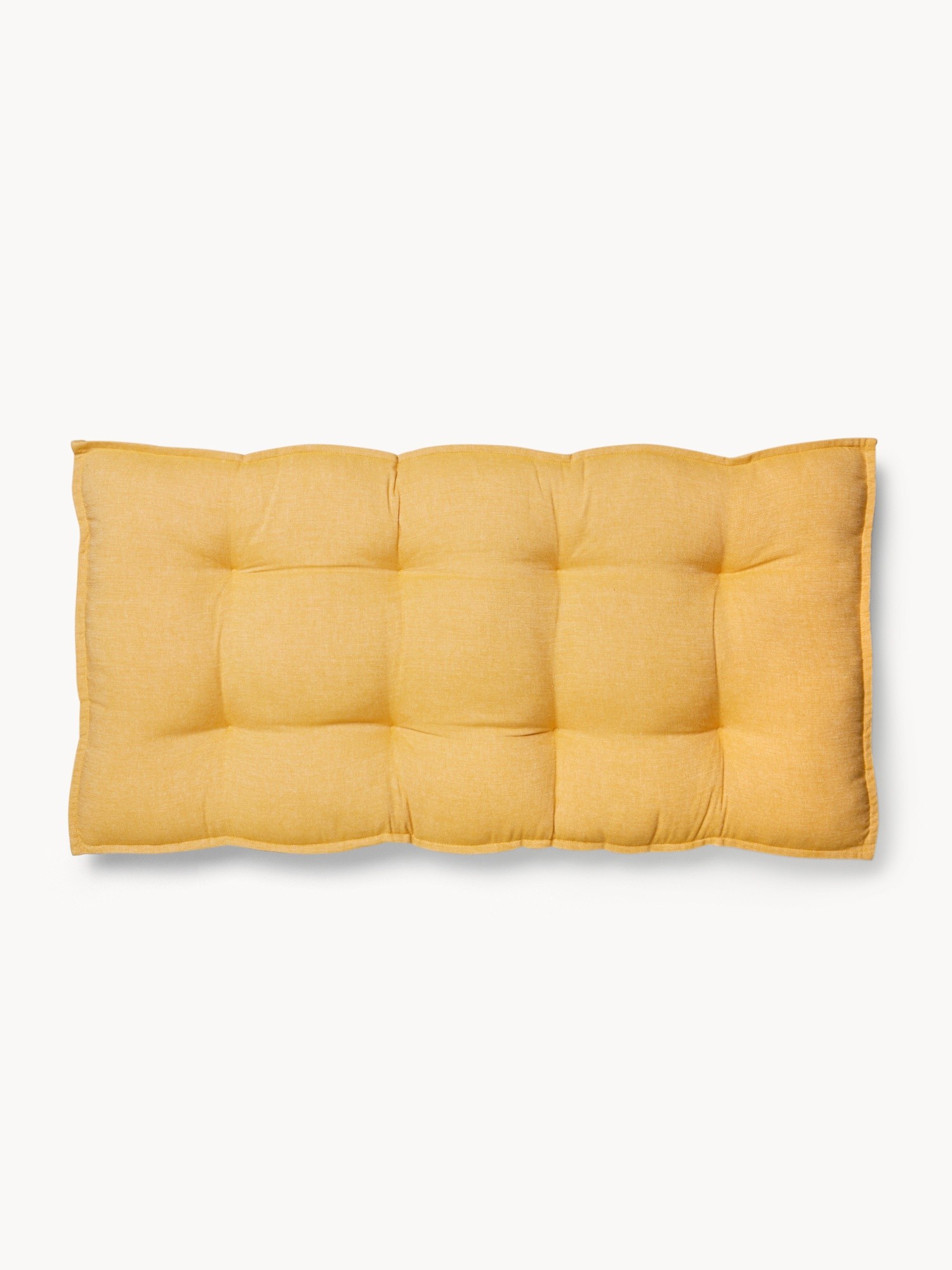 Chambray Cotton Mattress Pillow - Introductory Price, Yellow, large image number 0