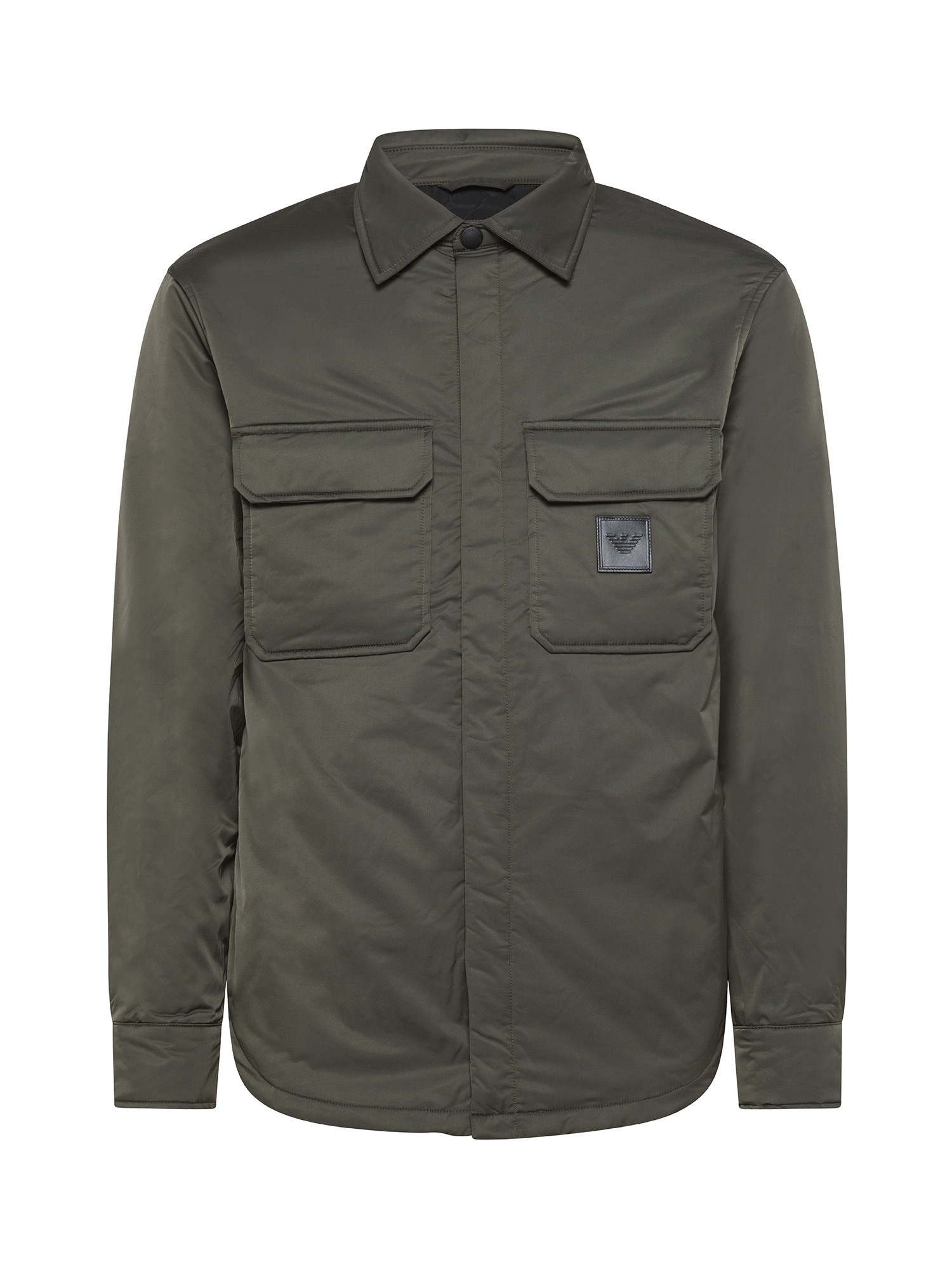 Emporio Armani - Jacket with logo, Green, large image number 0
