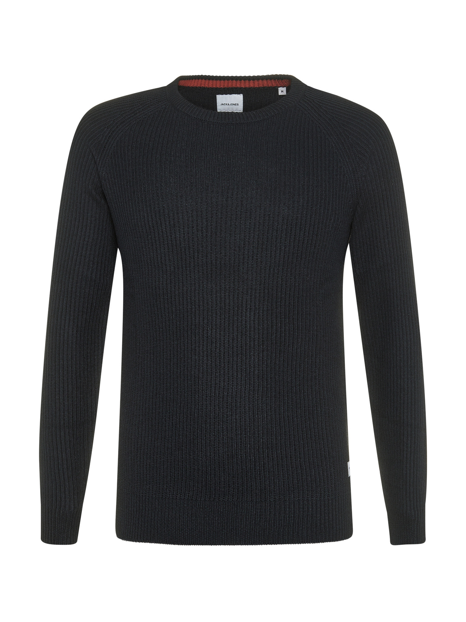 Jack & Jones Ribbed Knitted Sweater, Dark Blue, large image number 0