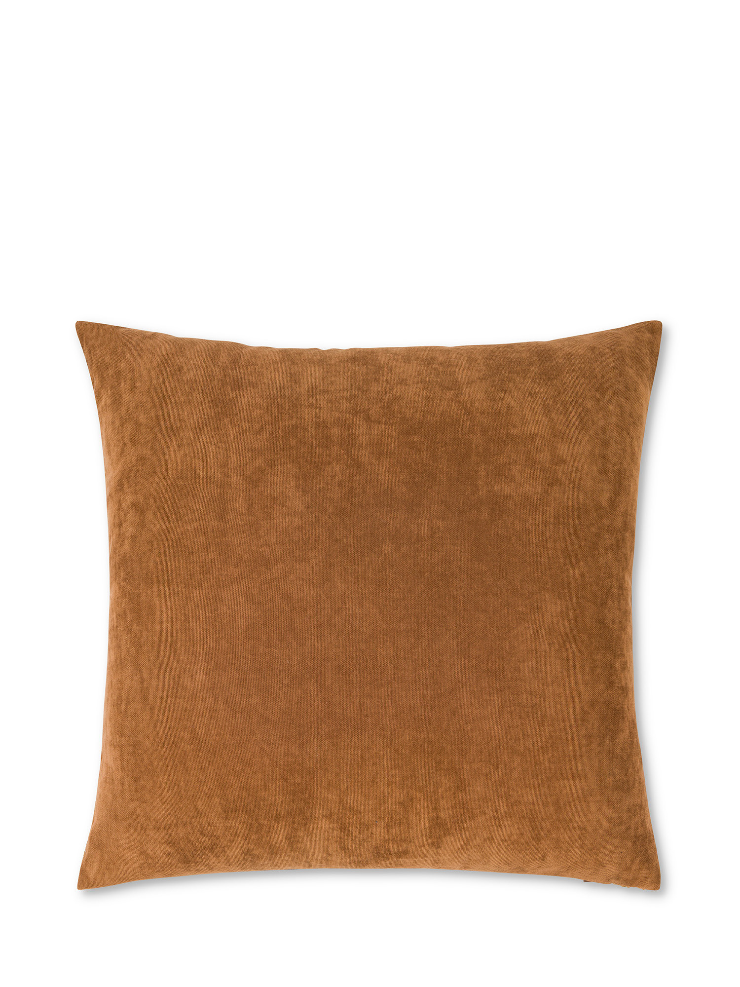 Relief motif cushion 45x45cm, Light Brown, large image number 1