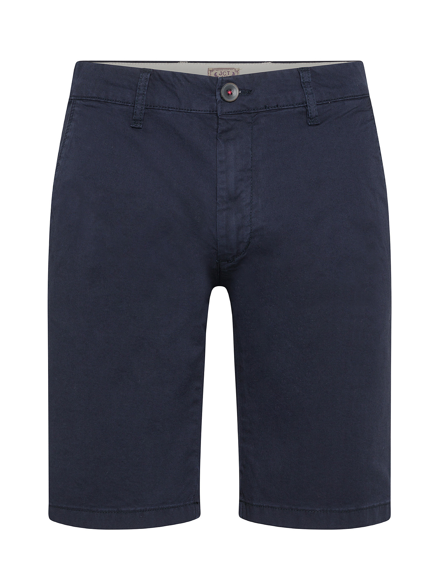 JCT - Bermuda shorts in stretch cotton, Dark Blue, large image number 0