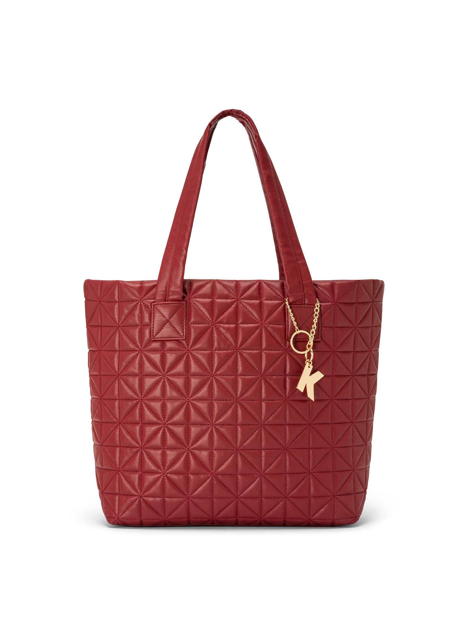 Koan - Shopping bag with motif, Red, large image number 0