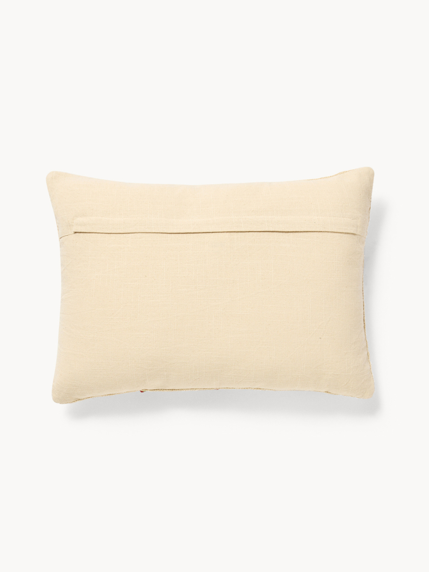 Cuscino 35x50 crochet agrifoglio, Bianco, large image number 1