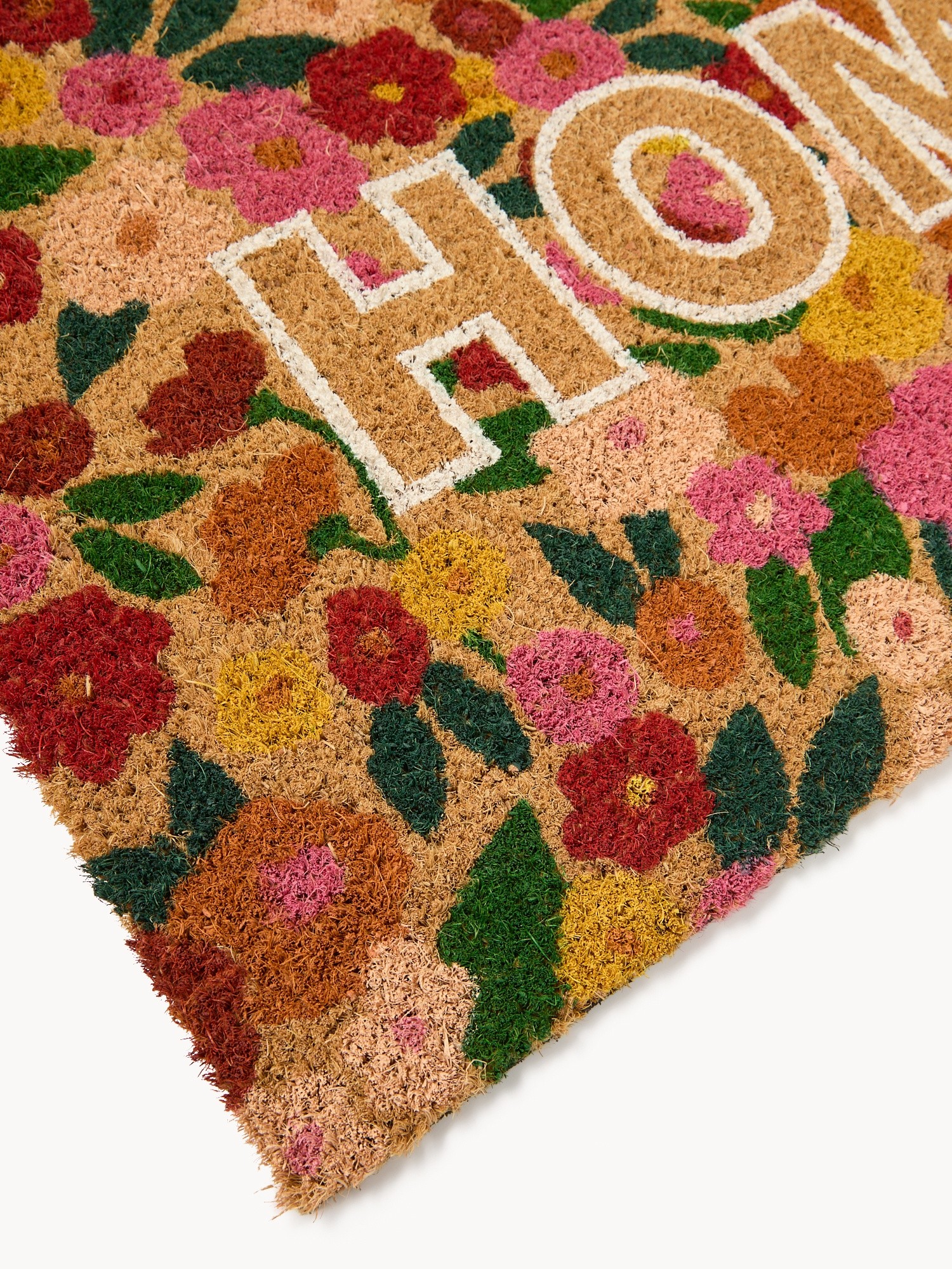 Zerbino in cocco con stampa fiorita Home - Prezzo di lancio, Floreale, large image number 1